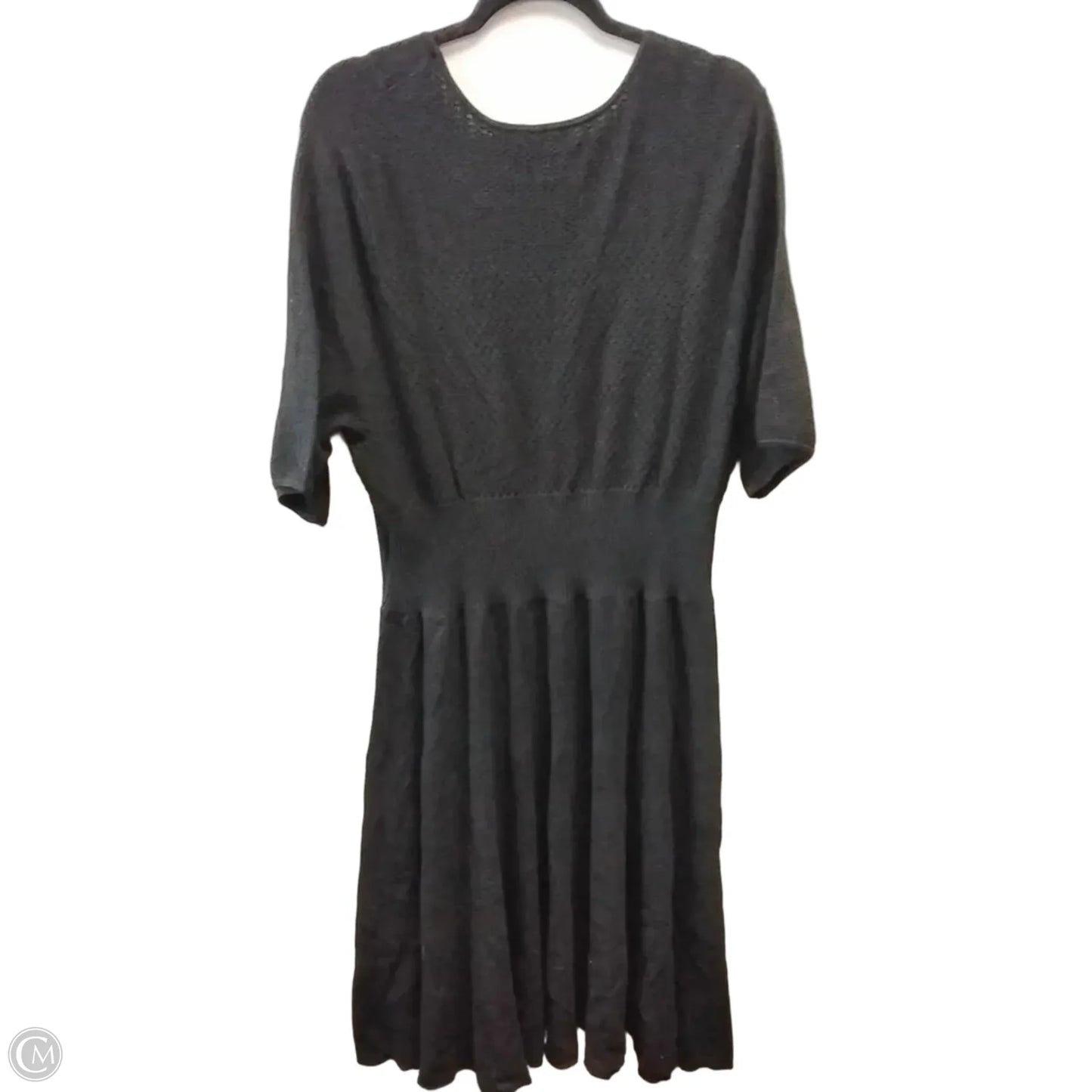 Dress Casual Midi By Banana Republic In Black, Size: 16