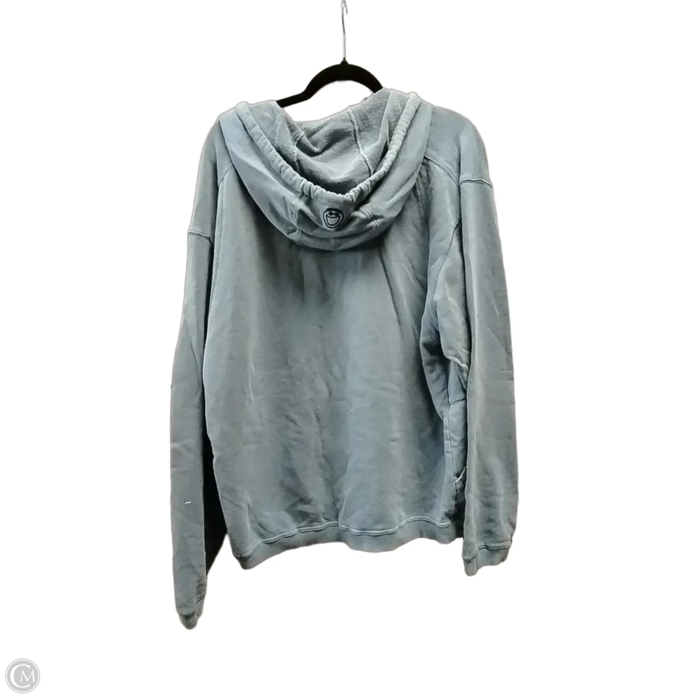 Sweatshirt Hoodie By Life Is Good In Blue, Size: L