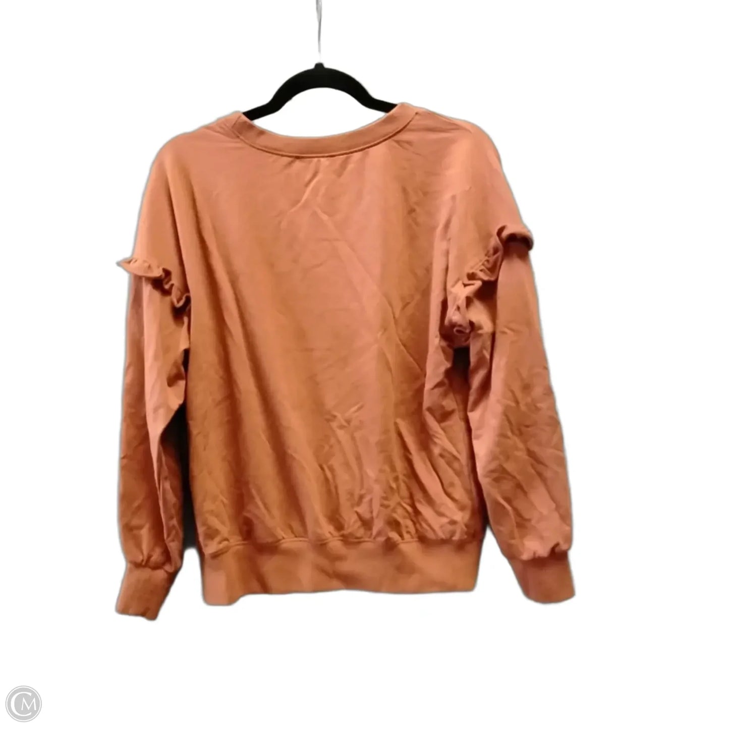 Top Long Sleeve By Another Love In Orange, Size: L