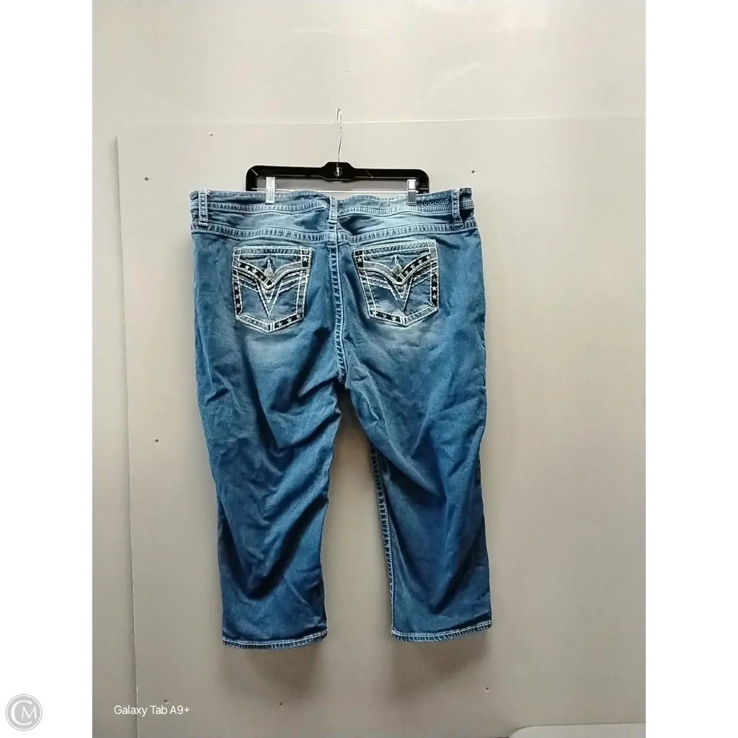Jeans Cropped By Vigoss In Blue, Size: 24