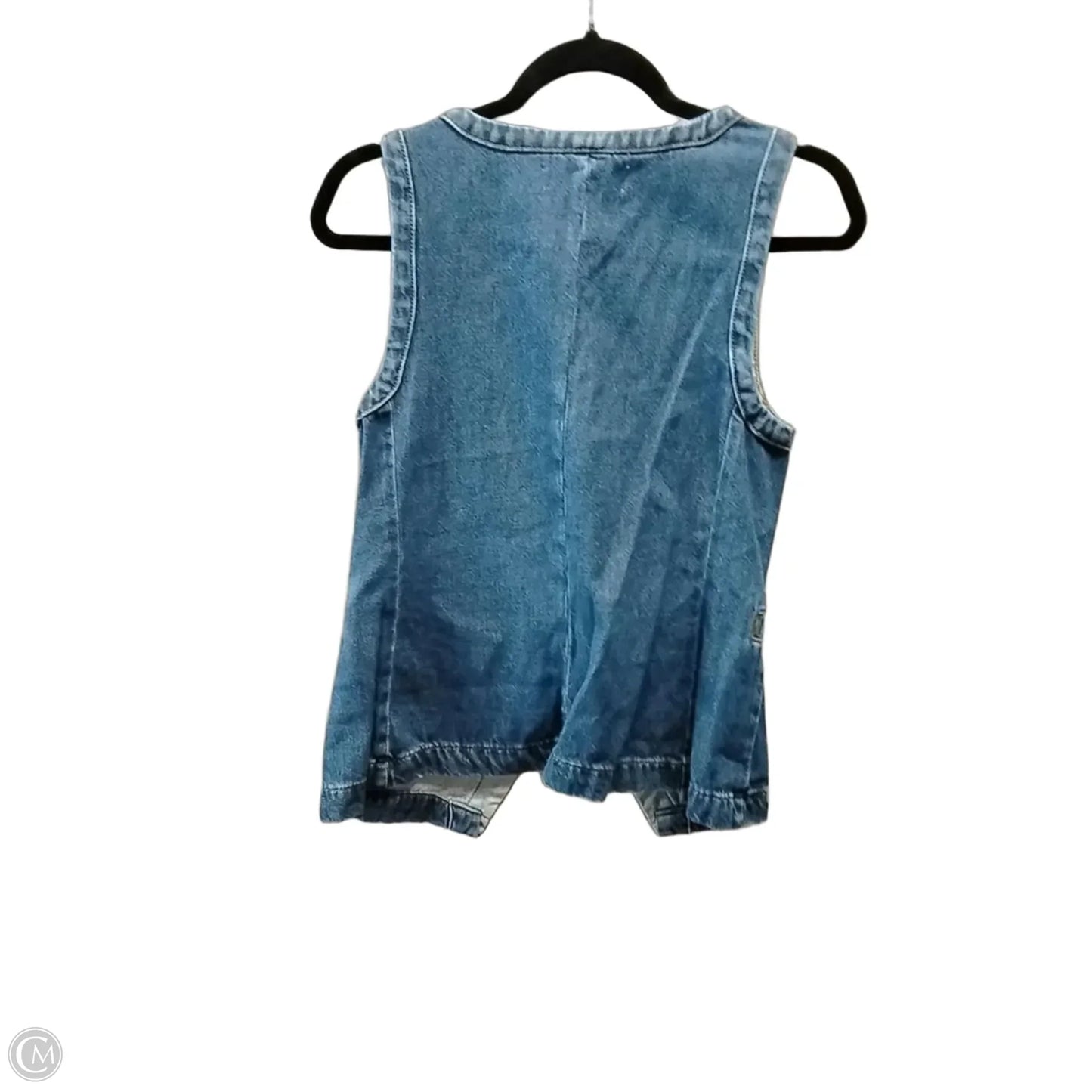 Vest Other By Loft In Blue Denim, Size: Xs