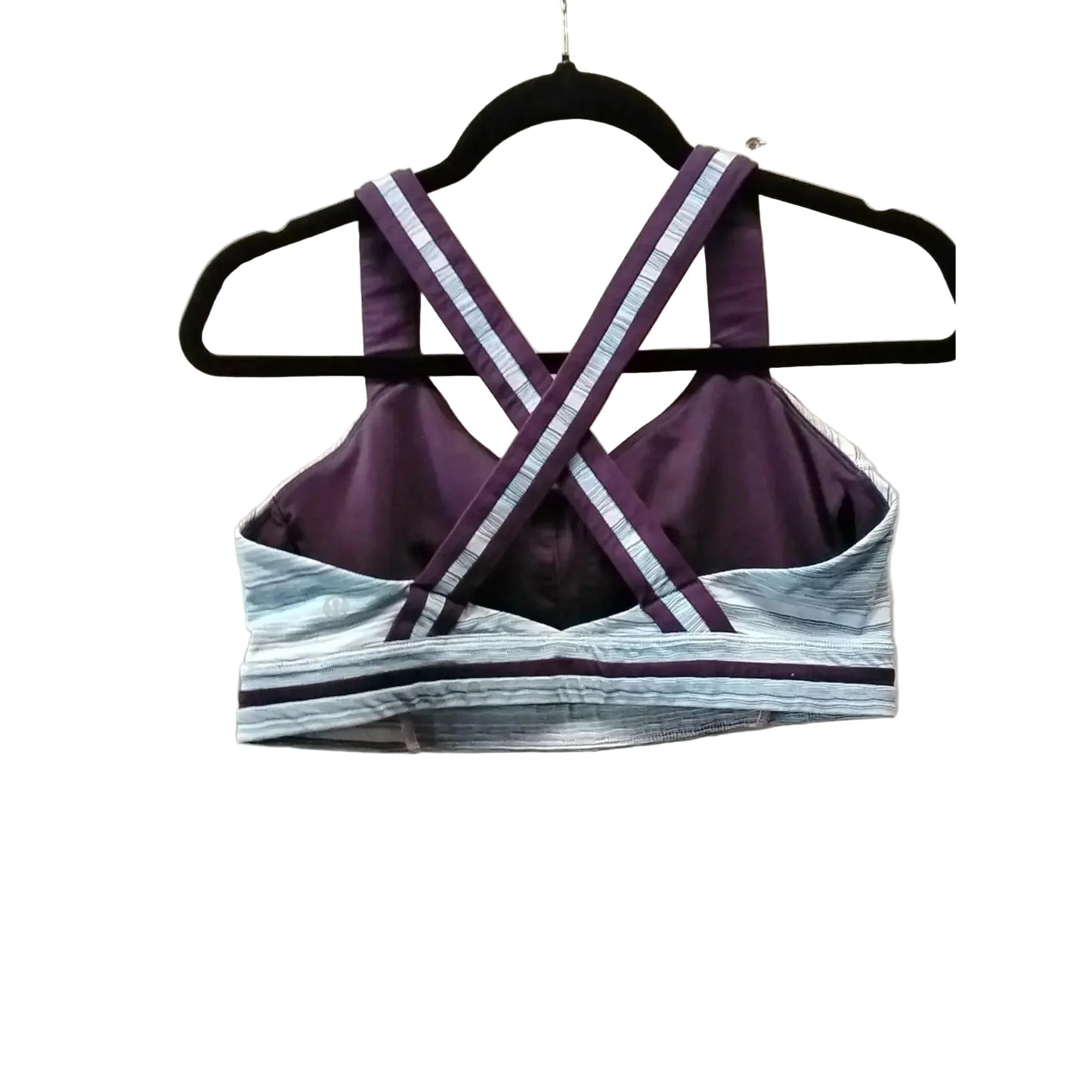 Athletic Tank Top By Lululemon In Striped Pattern, Size: L