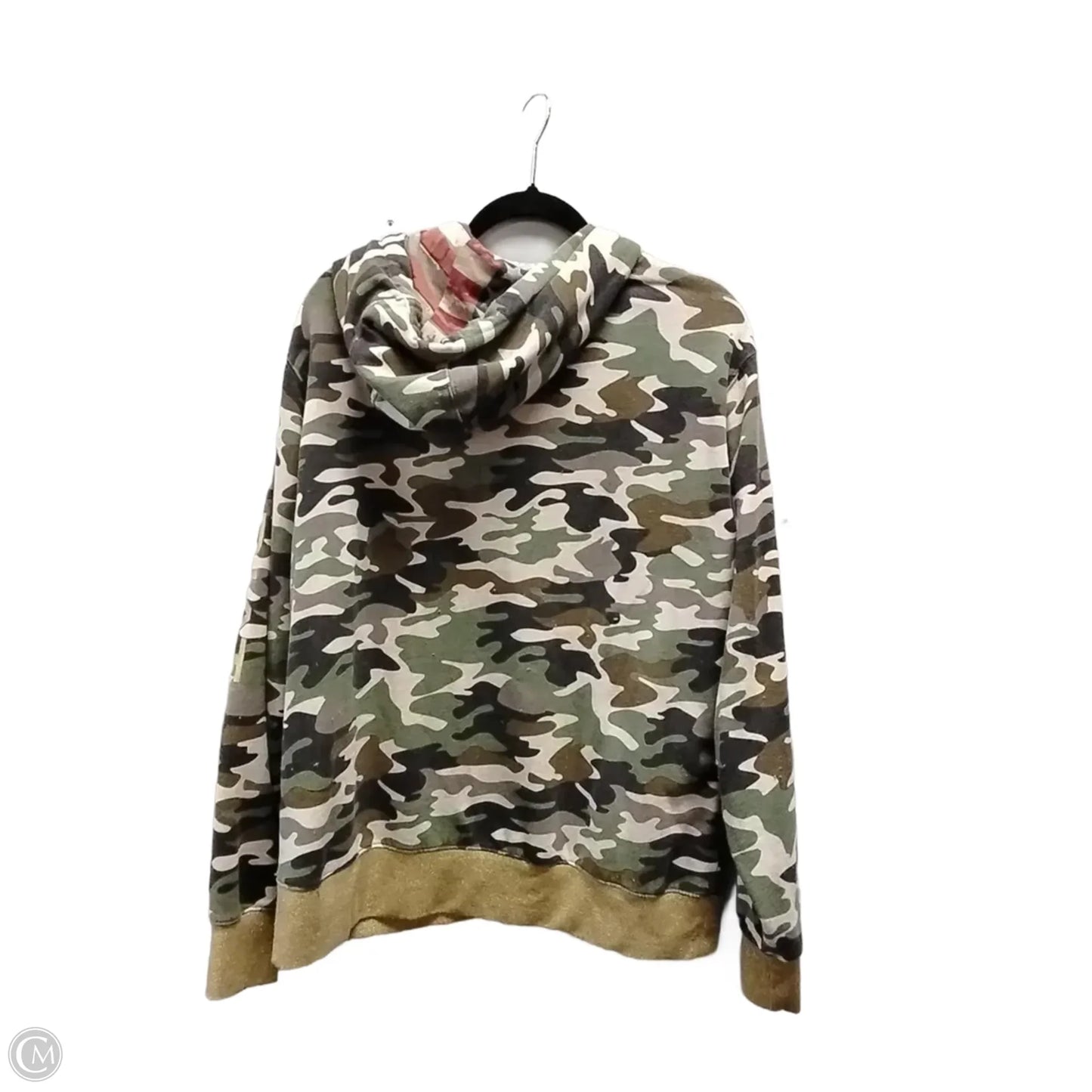 Sweatshirt Hoodie By Ariat In Camouflage Print, Size: Xl