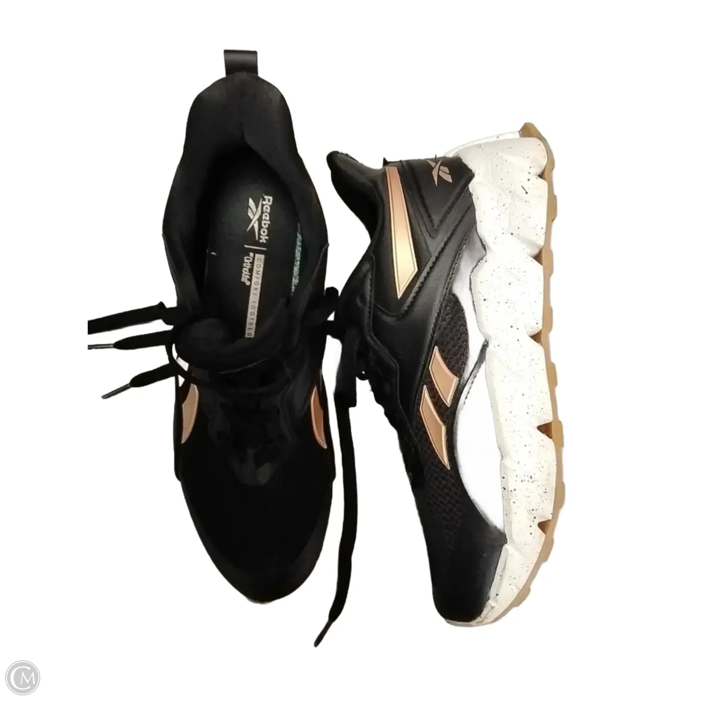 Shoes Athletic By Reebok In Black, Size: 9.5