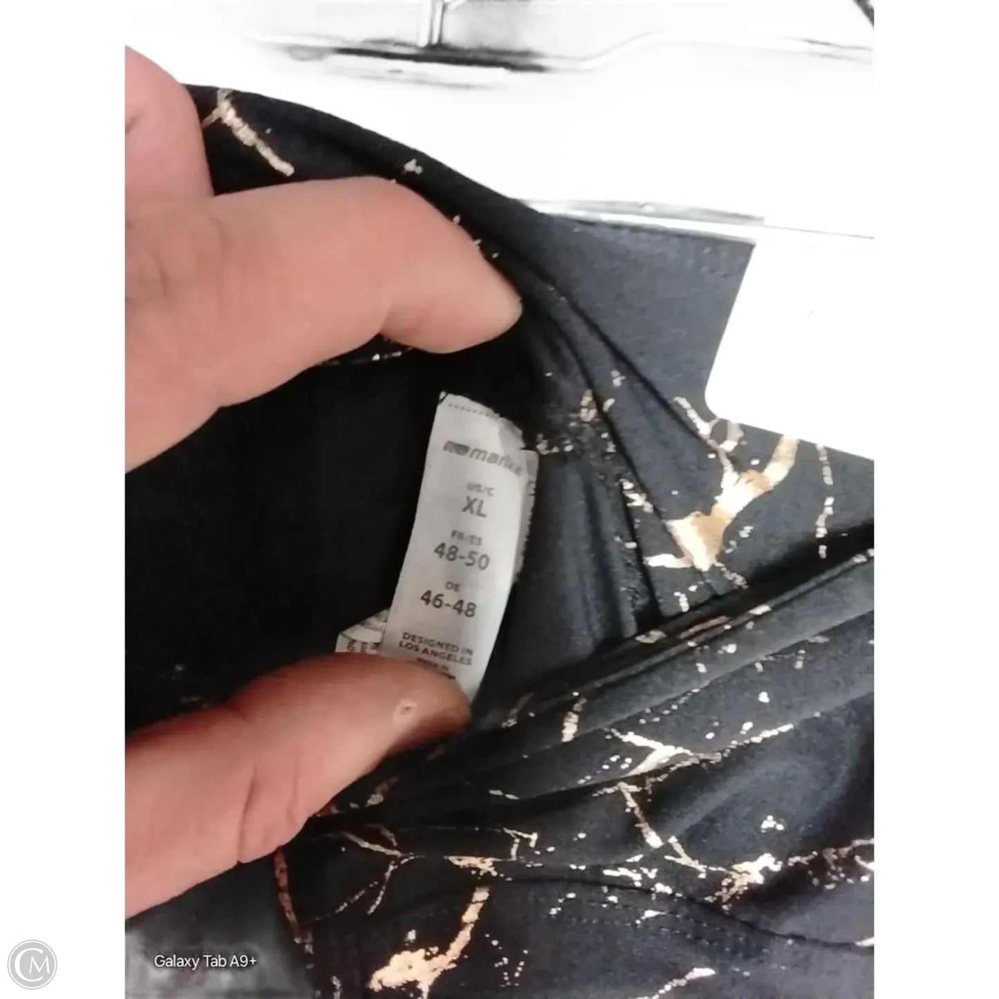 Athletic Leggings By Marika In Black, Size: Xl