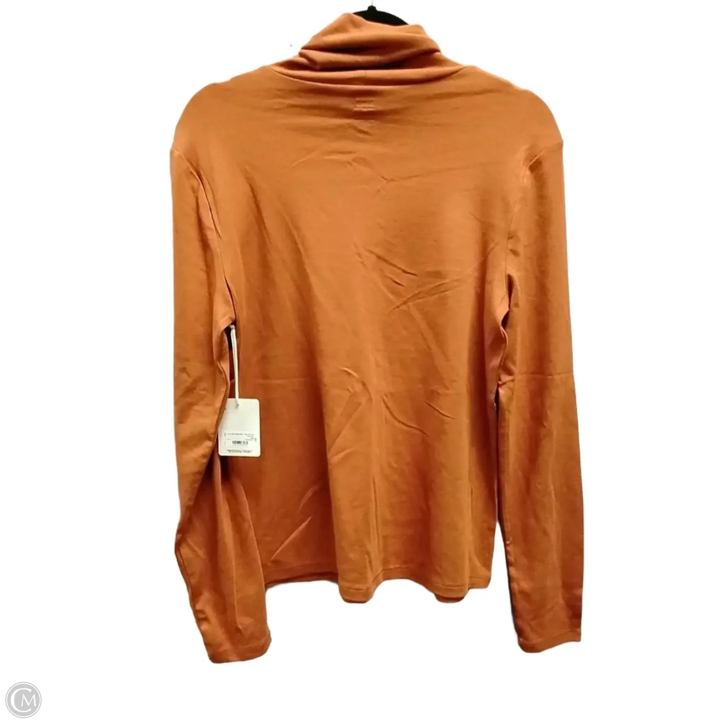 Top Long Sleeve By Ana In Orange, Size: L