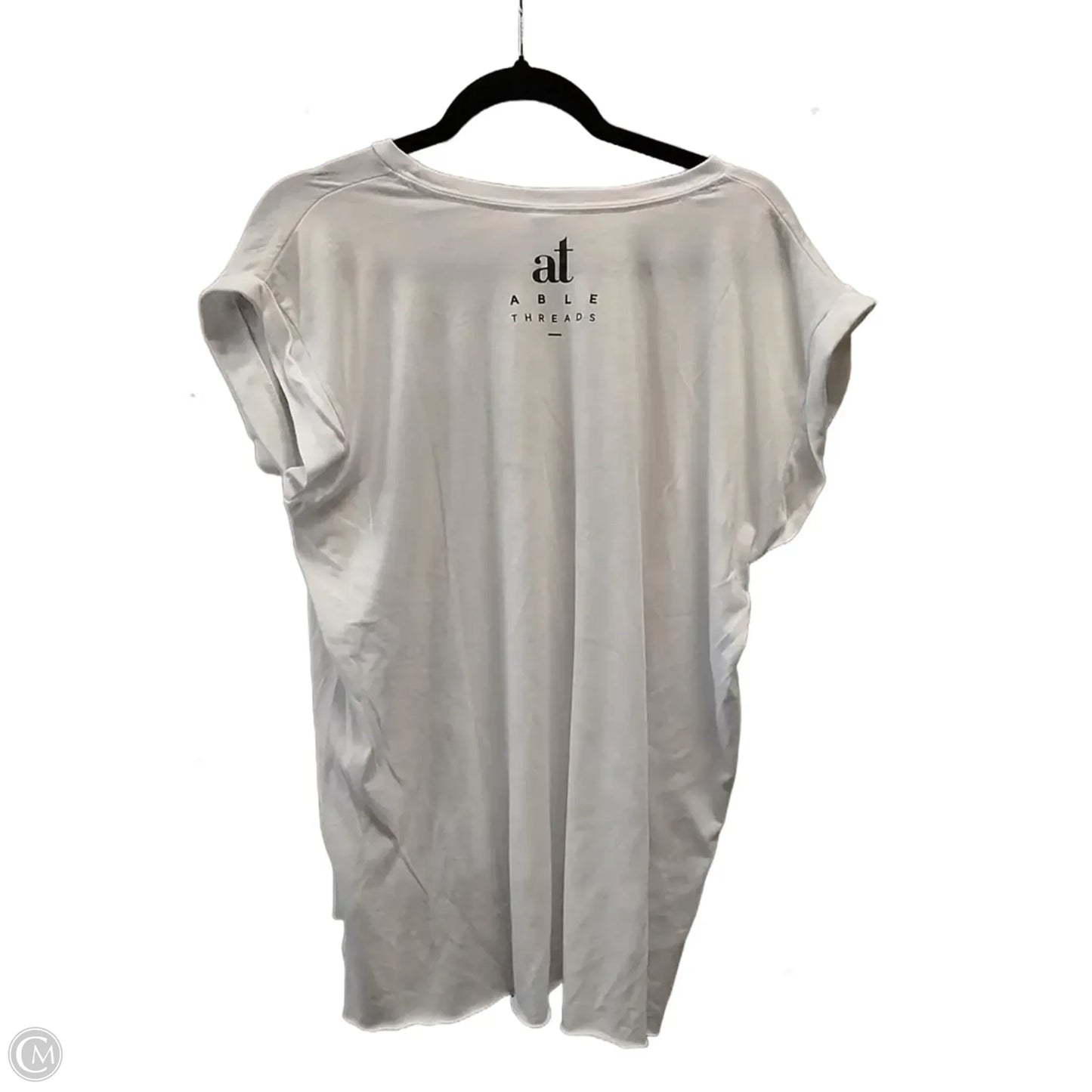 Top Short Sleeve By Cmf In Pink, Size: L