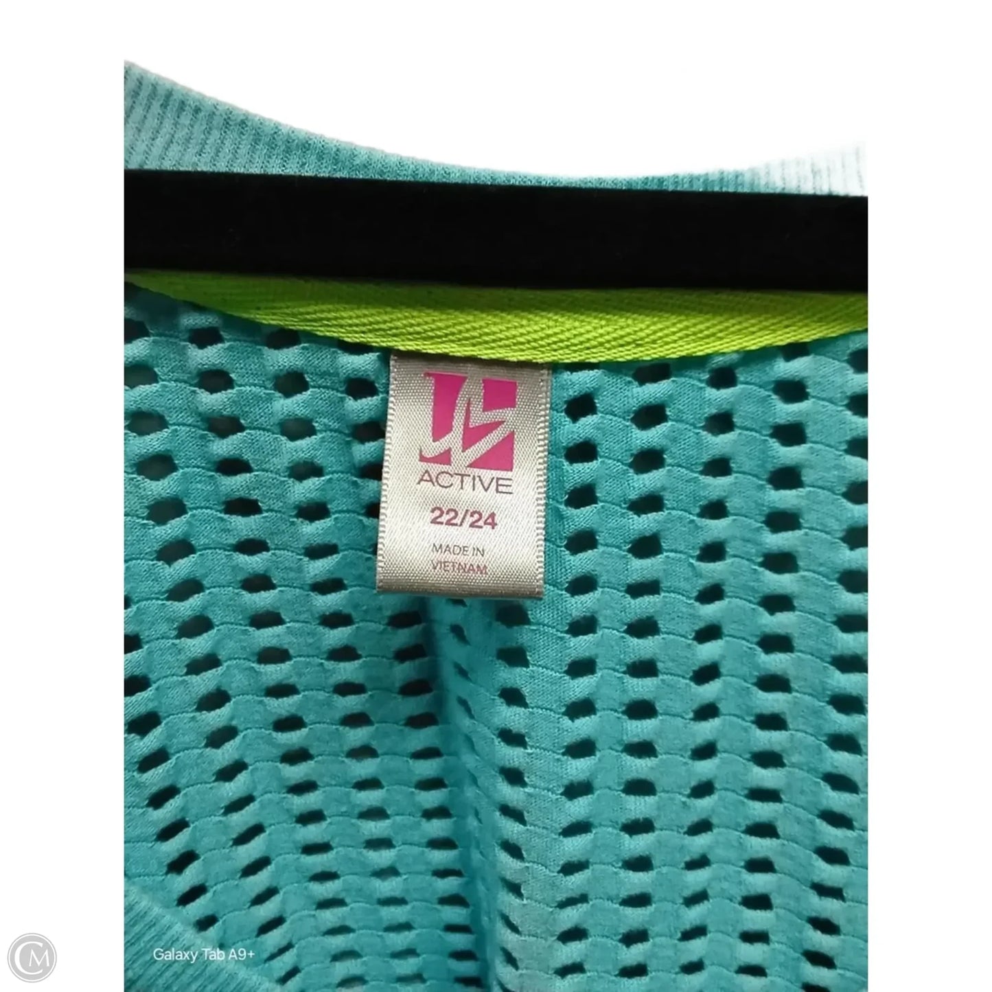 Athletic Top Long Sleeve Crewneck By Clothes Mentor In Blue, Size: 2x