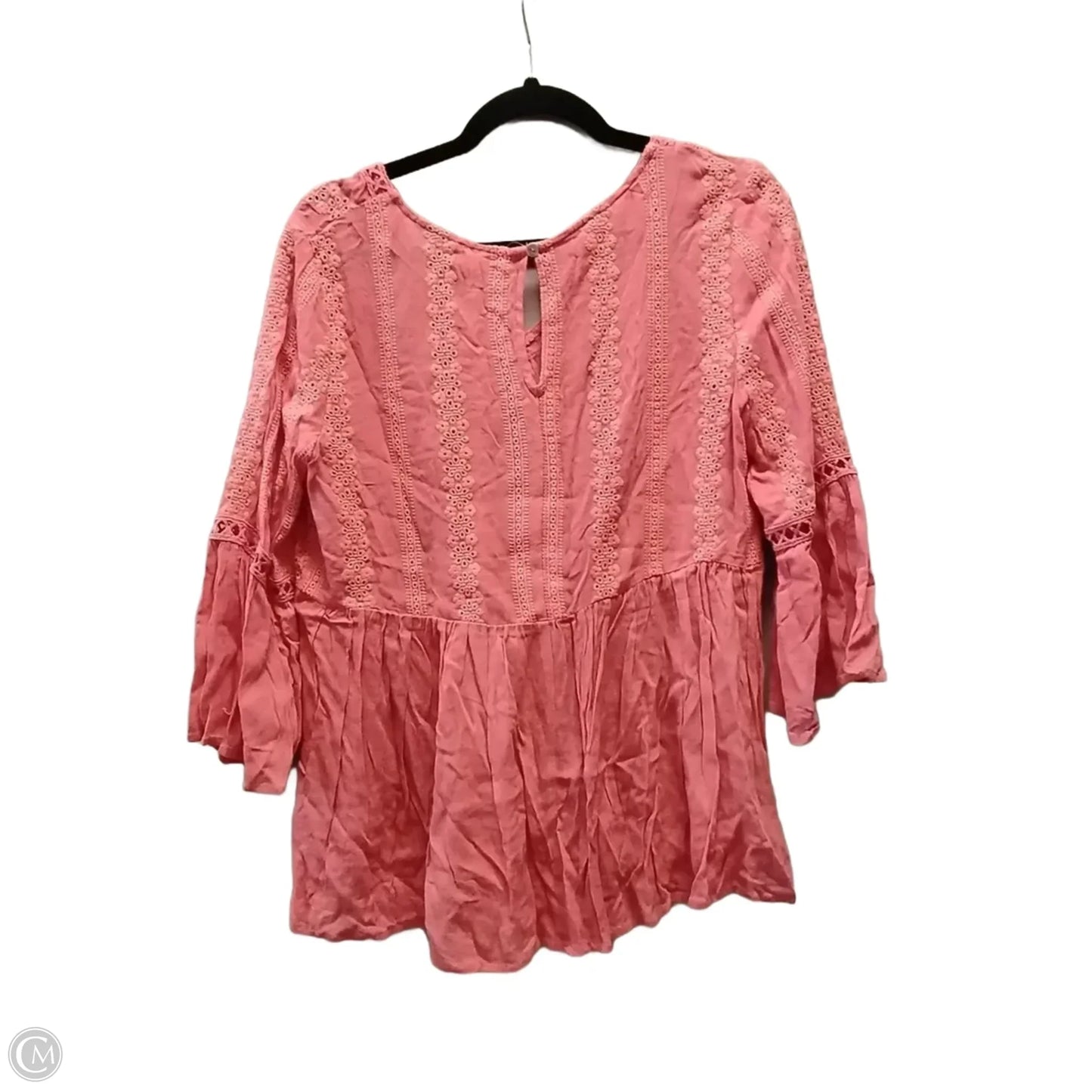 Blouse Short Sleeve By Altard State In Orange, Size: S