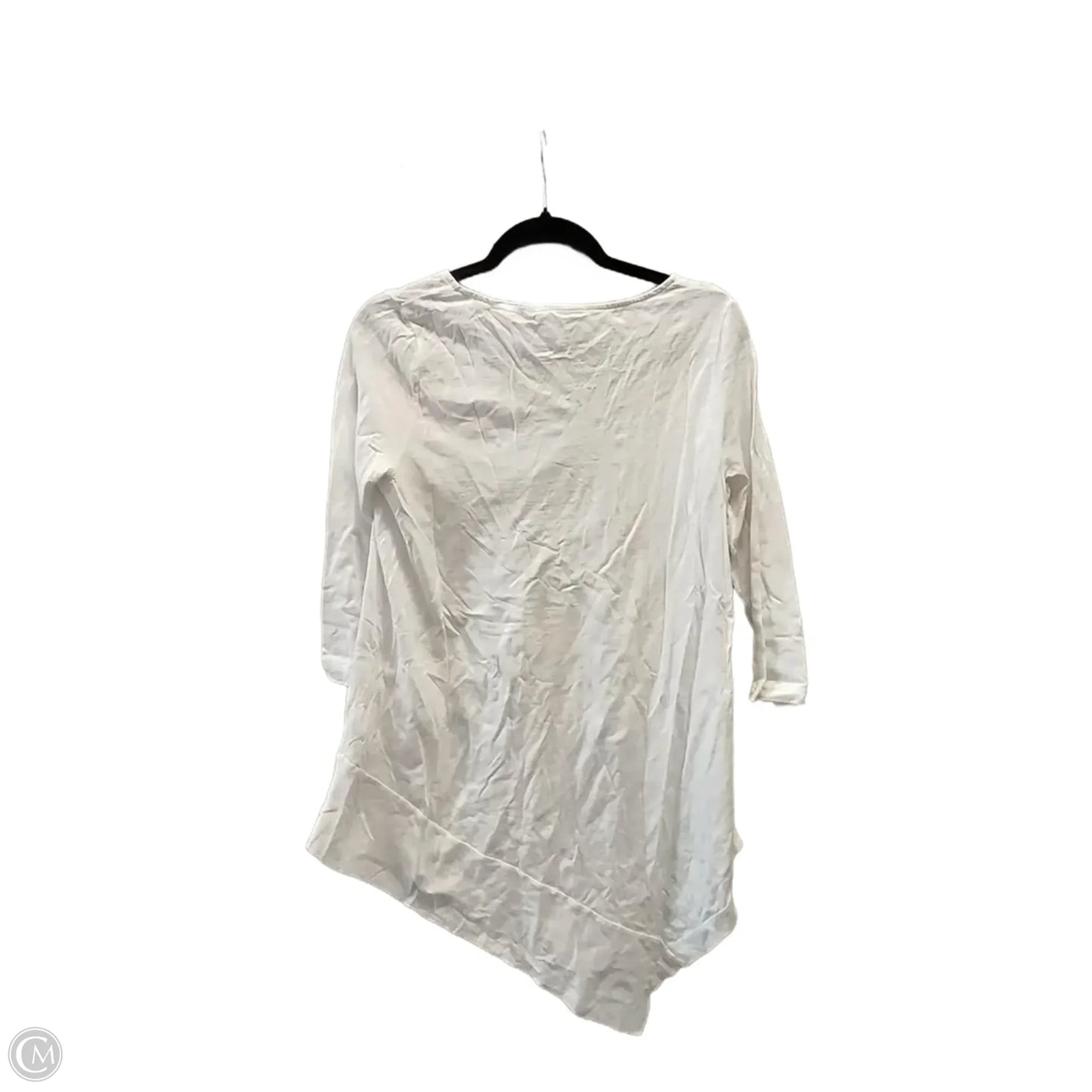 Top Long Sleeve By Chicos In White, Size: S