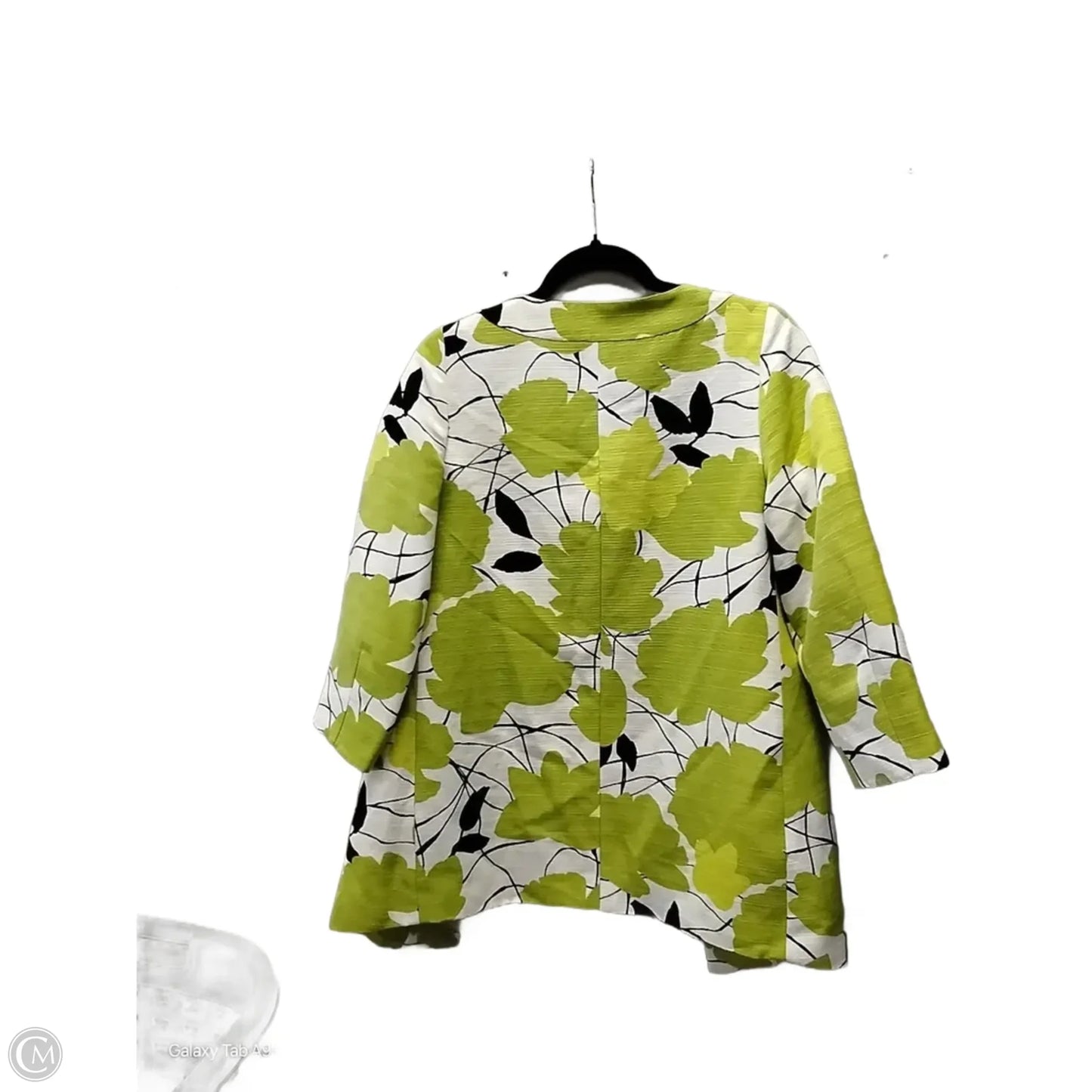 Blazer By Ellen Tracy In Floral Print, Size: Xs