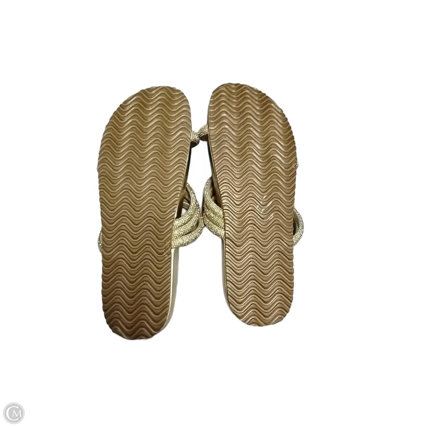 Sandals Flats By London Fog In Gold, Size: 10