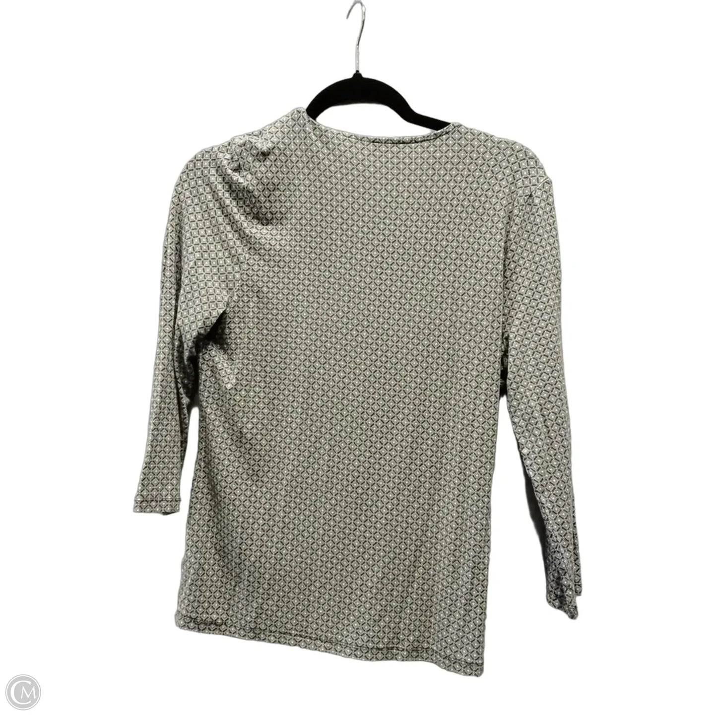 Blouse Long Sleeve By Talbots In Brown, Size: Mp