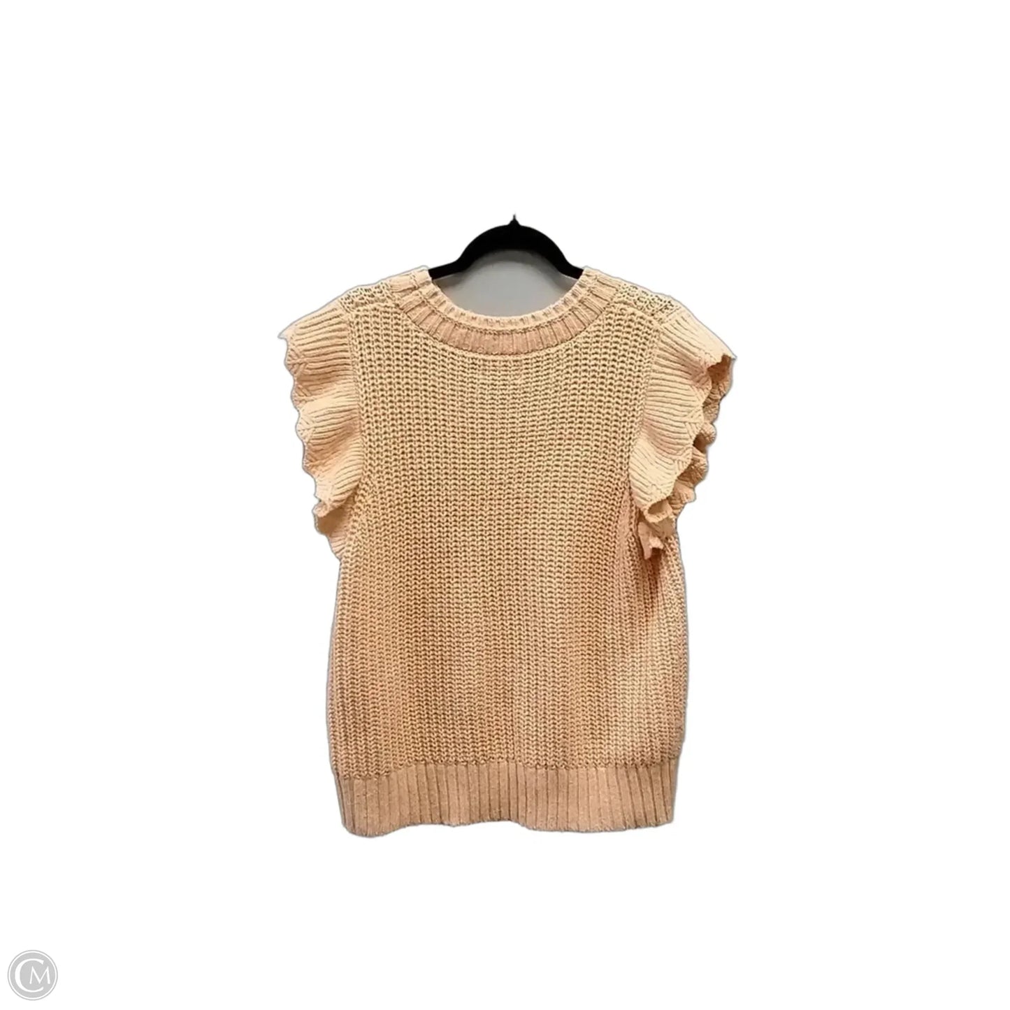 Sweater Short Sleeve By Universal Thread In Orange, Size: Xxl