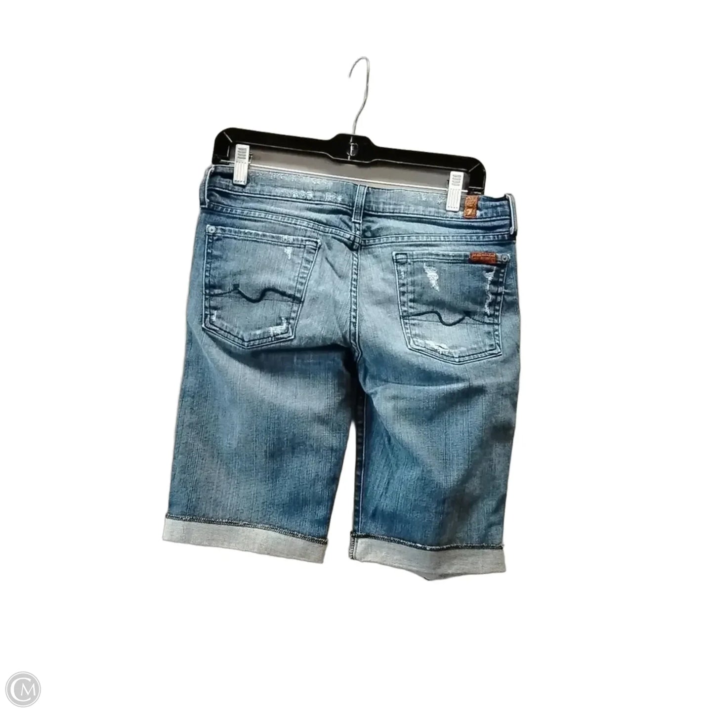 Shorts By Seven 7 In Blue Denim, Size: 4