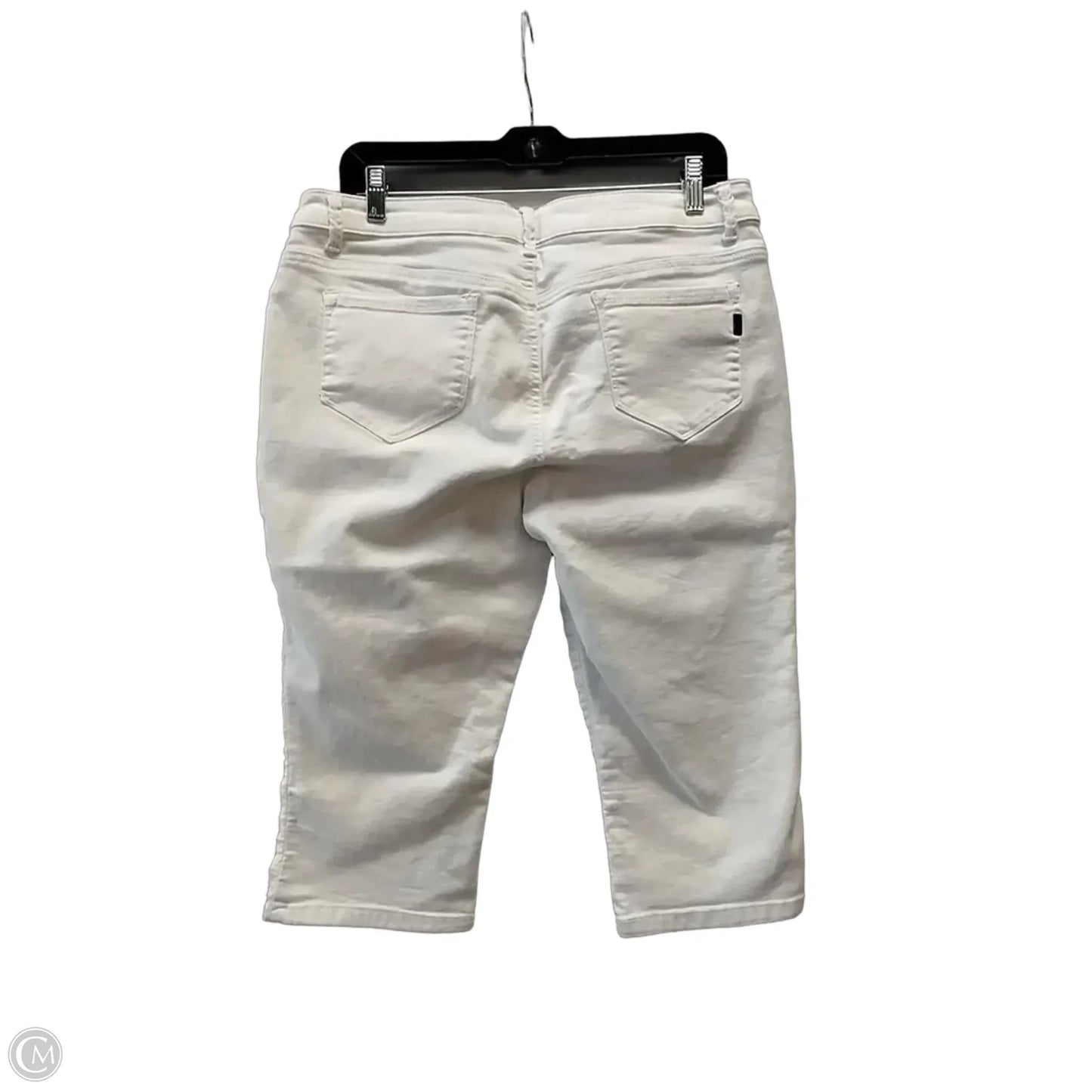 Jeans Cropped By 1822 Denim In White, Size: 14