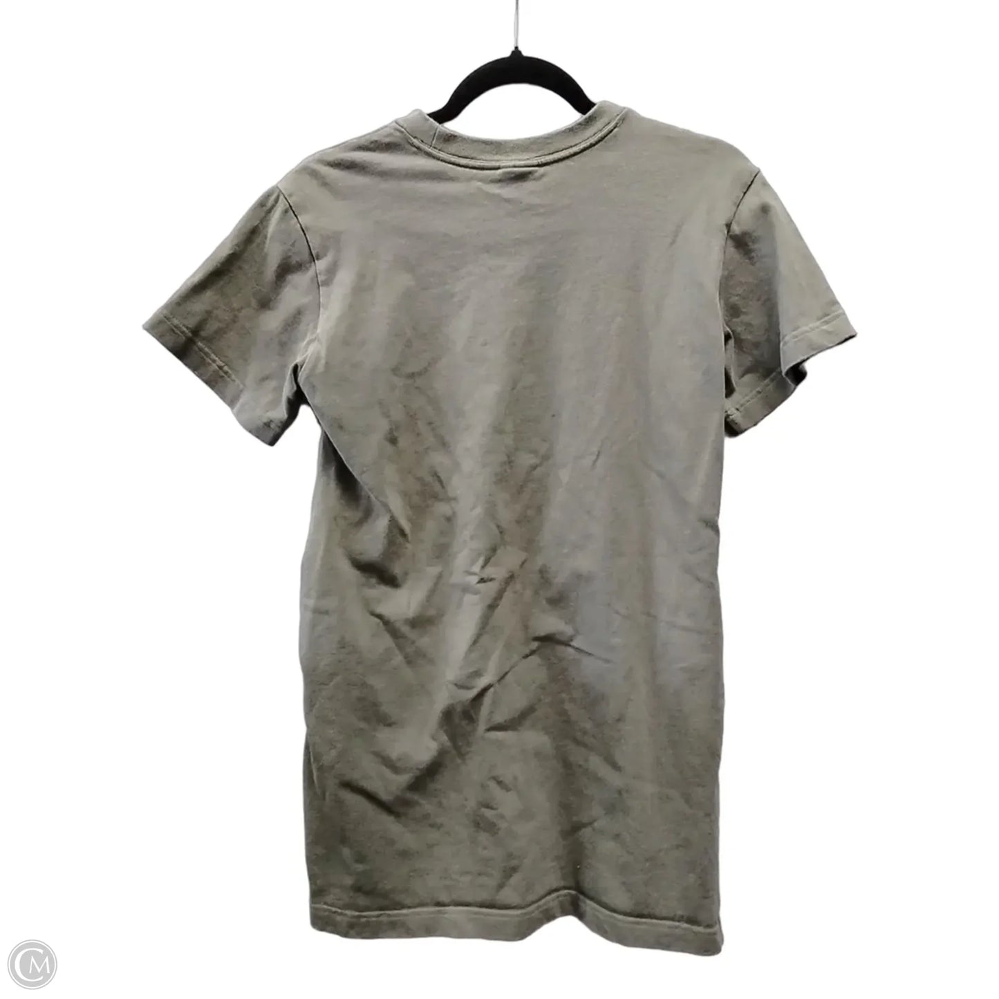 Athletic Top Short Sleeve By Nike In Green, Size: L