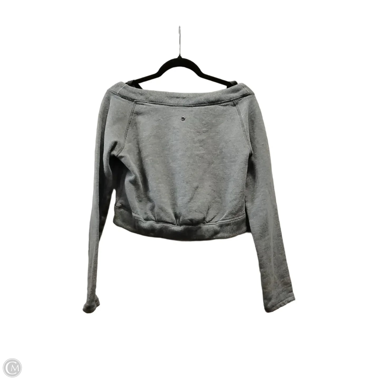 Athletic Sweatshirt Crewneck By Lululemon In Grey, Size: S