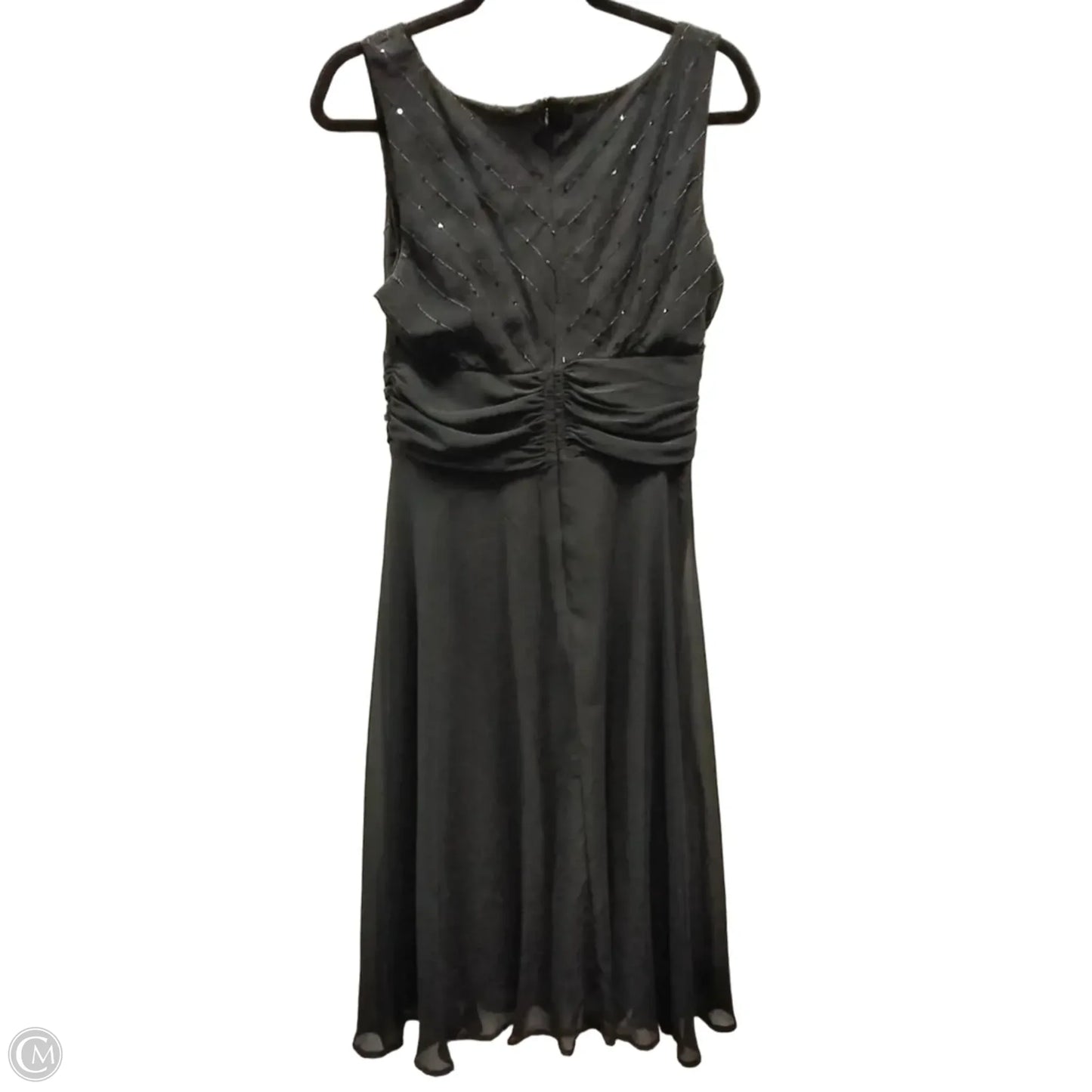 Dress Party Midi By Dressbarn In Black, Size: 10