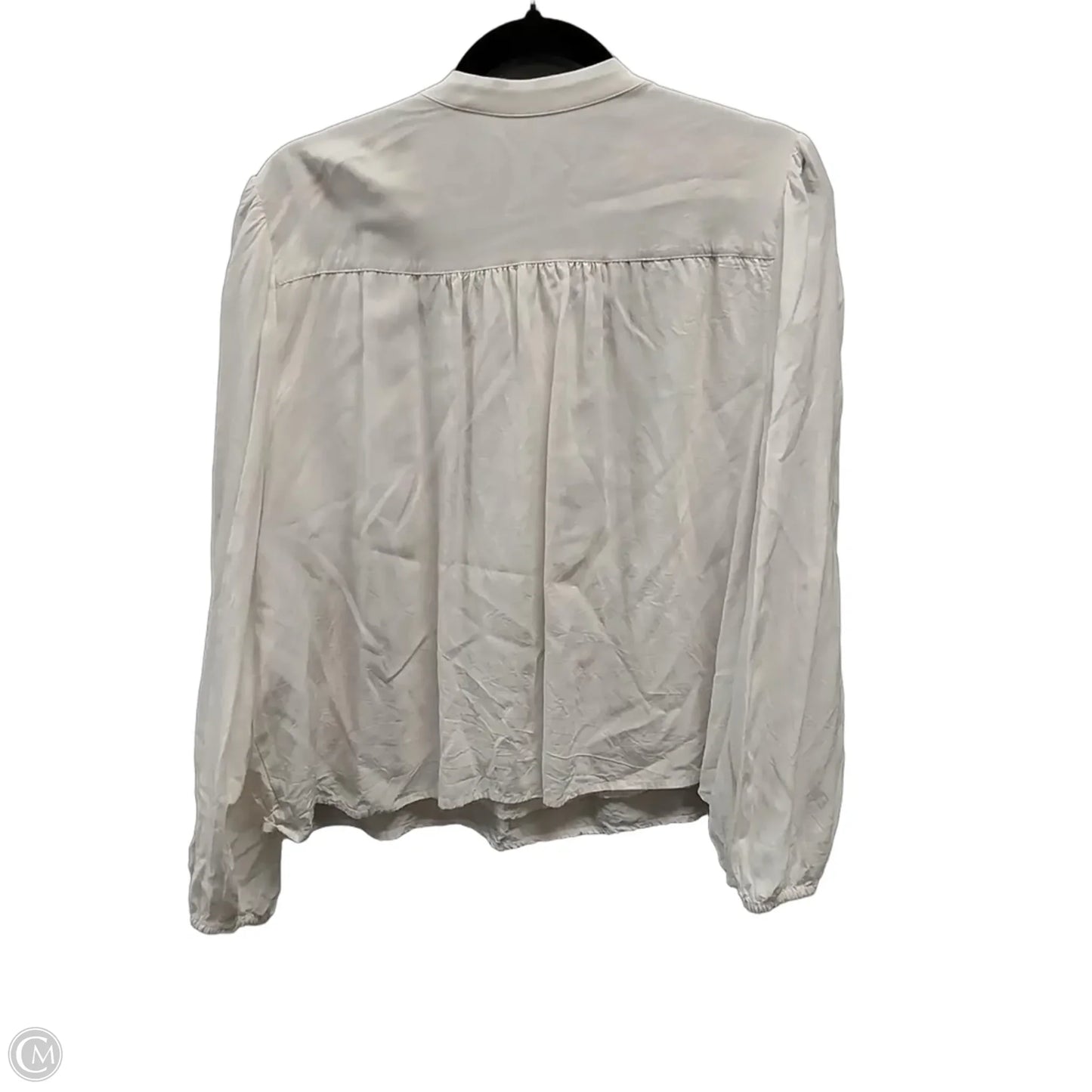 Top Long Sleeve By Loft In White, Size: Xxl