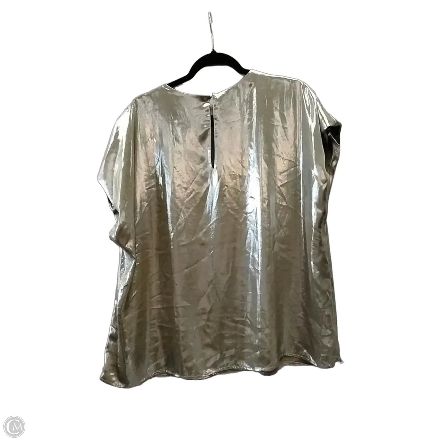 Top Short Sleeve By Banana Republic In Brown, Size: Xxl