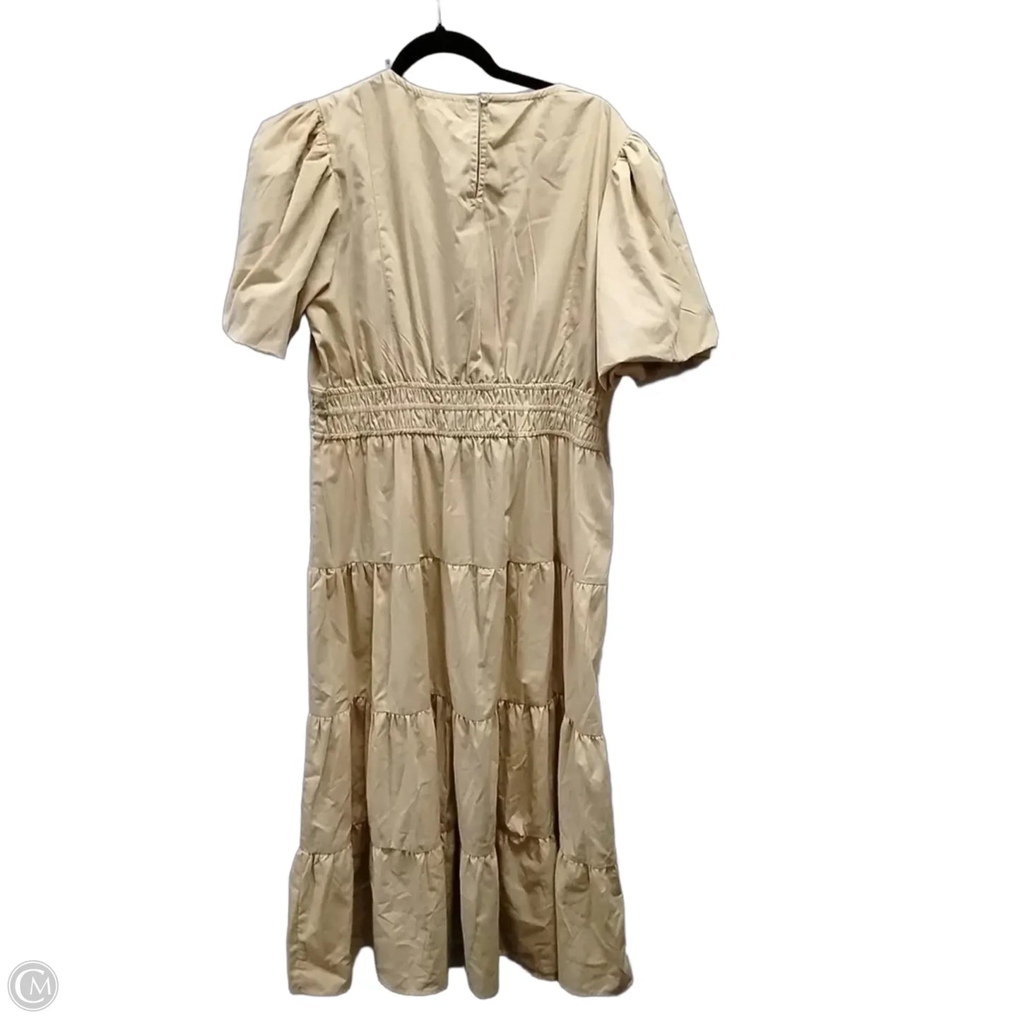 Dress Casual Maxi By Clothes Mentor In Beige, Size: Xl