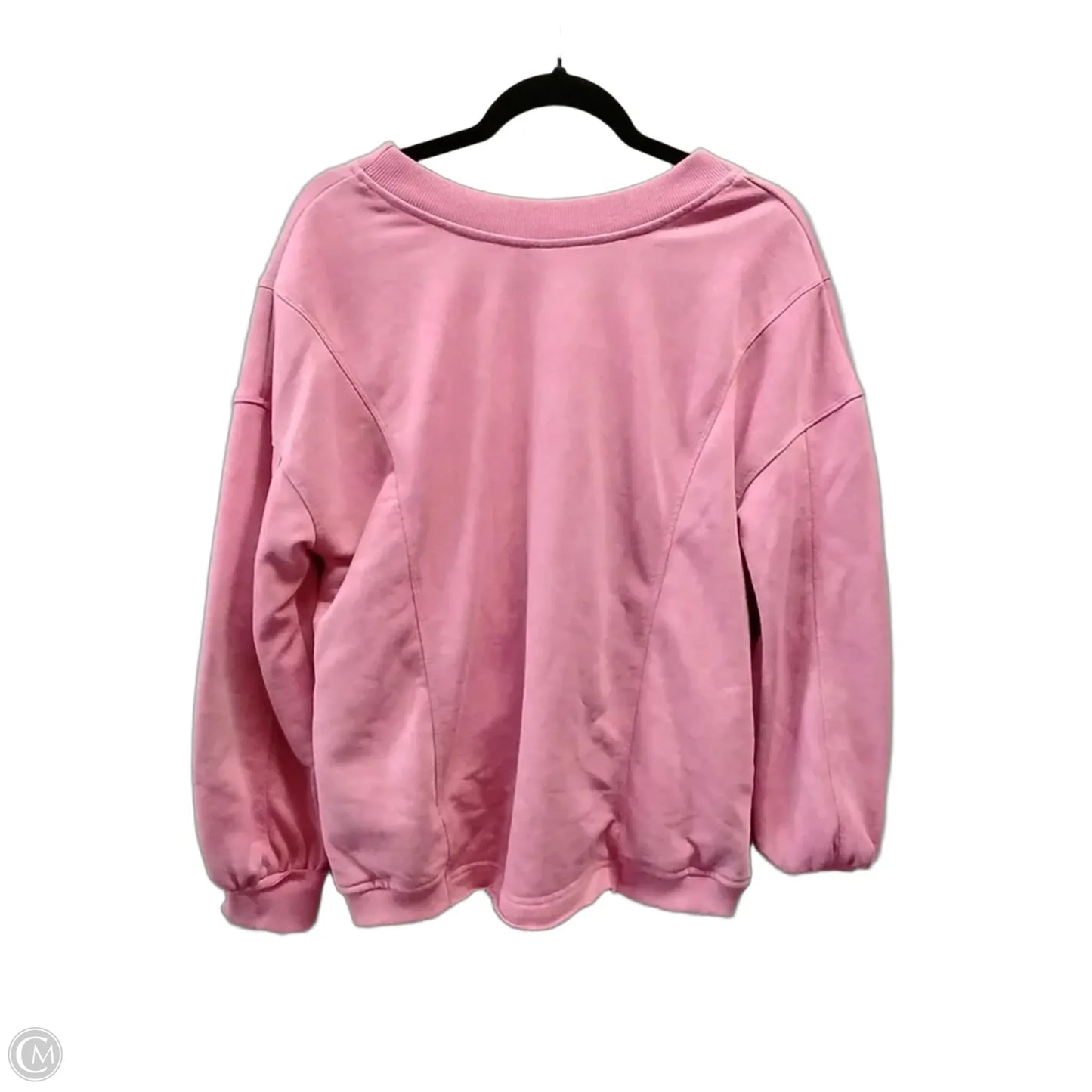 Sweatshirt Crewneck By Clothes Mentor In Pink, Size: M