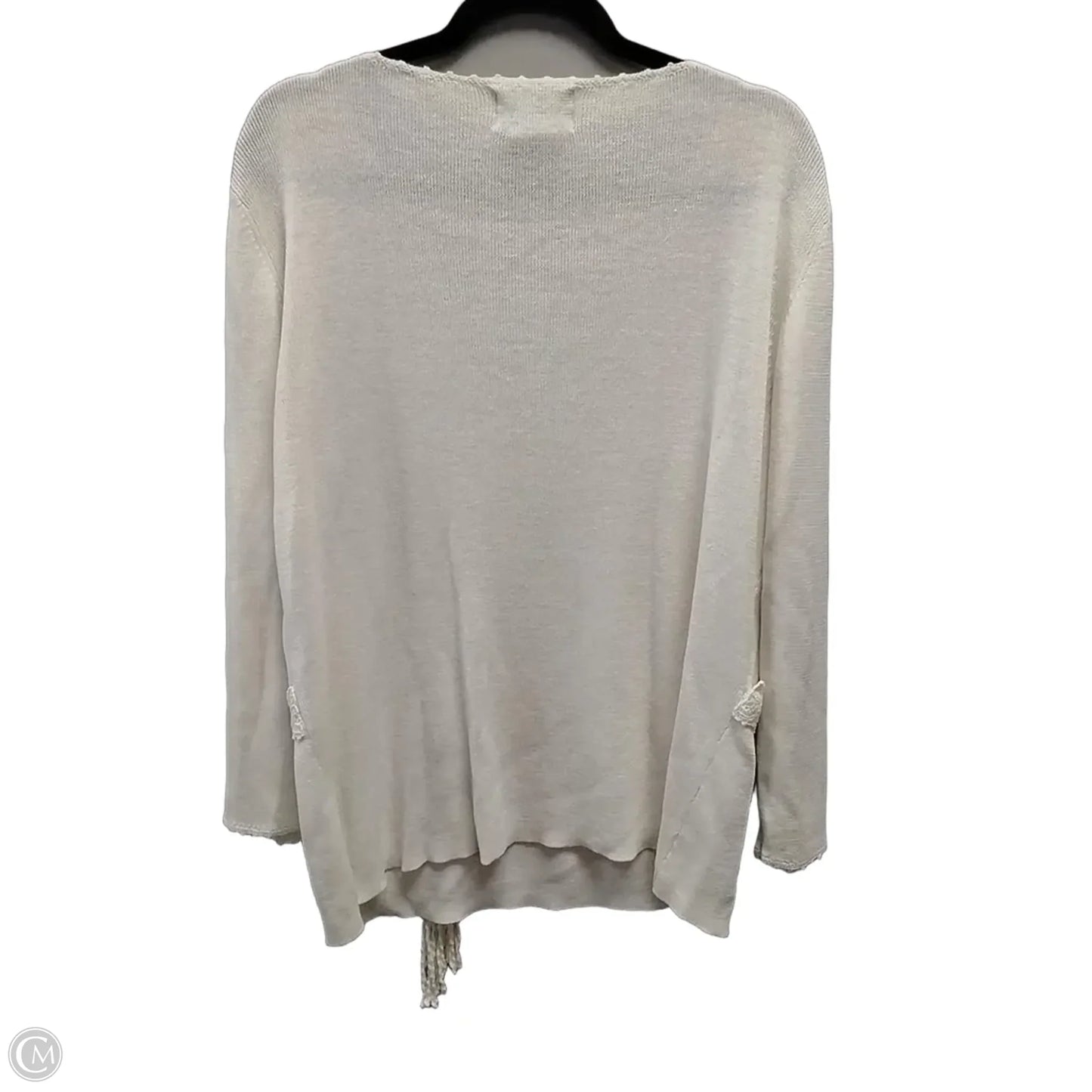 Sweater By Sag Harbor In White, Size: Xl