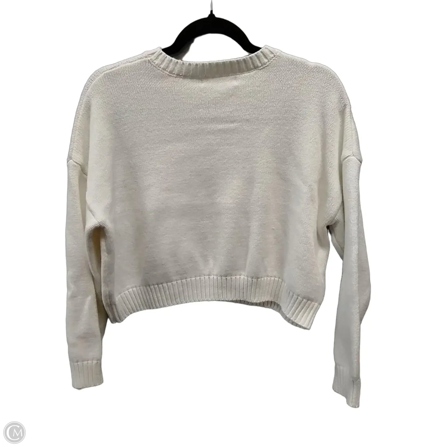 Sweater By Moon And Madison In White, Size: S