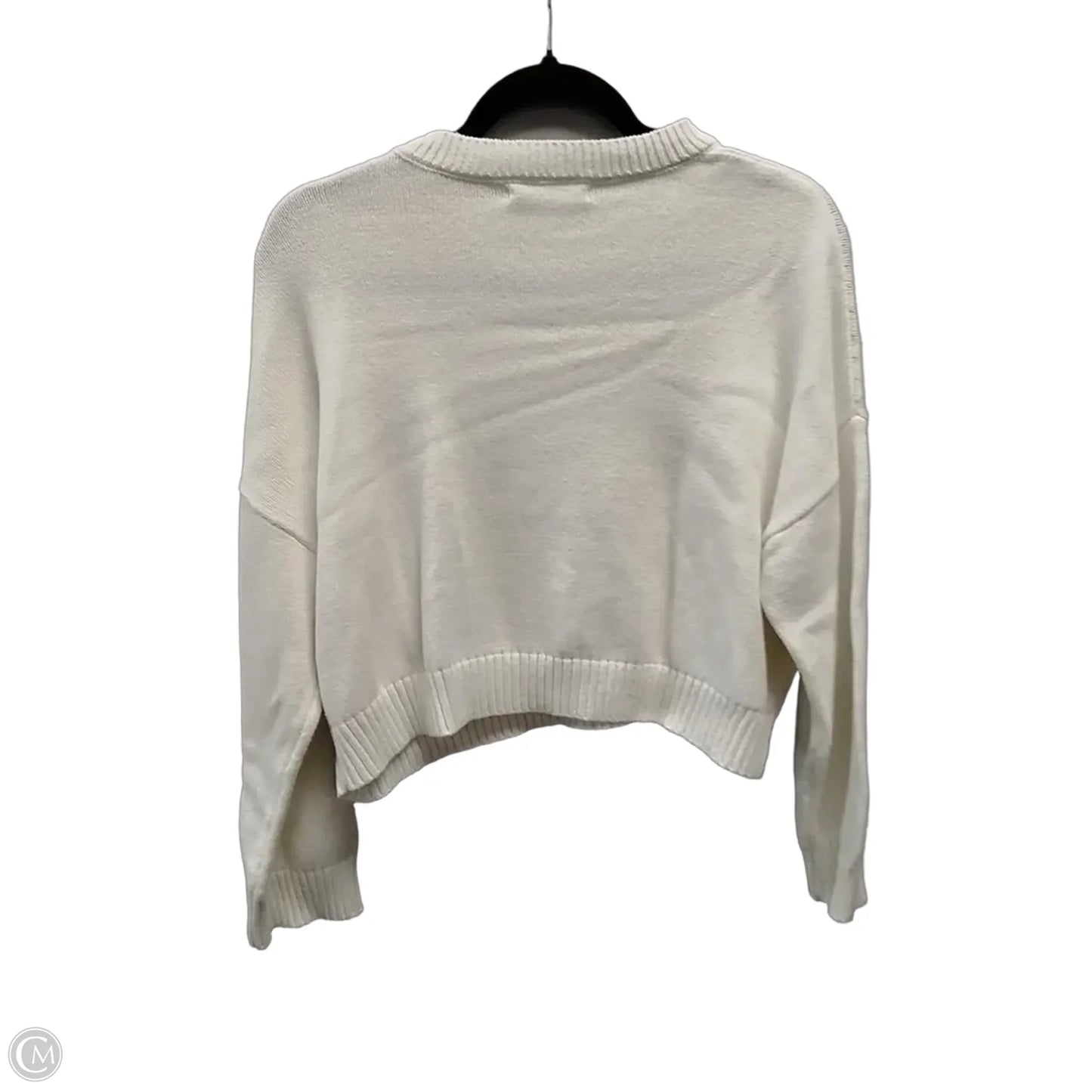 Sweater By Moon And Madison In White, Size: Xs