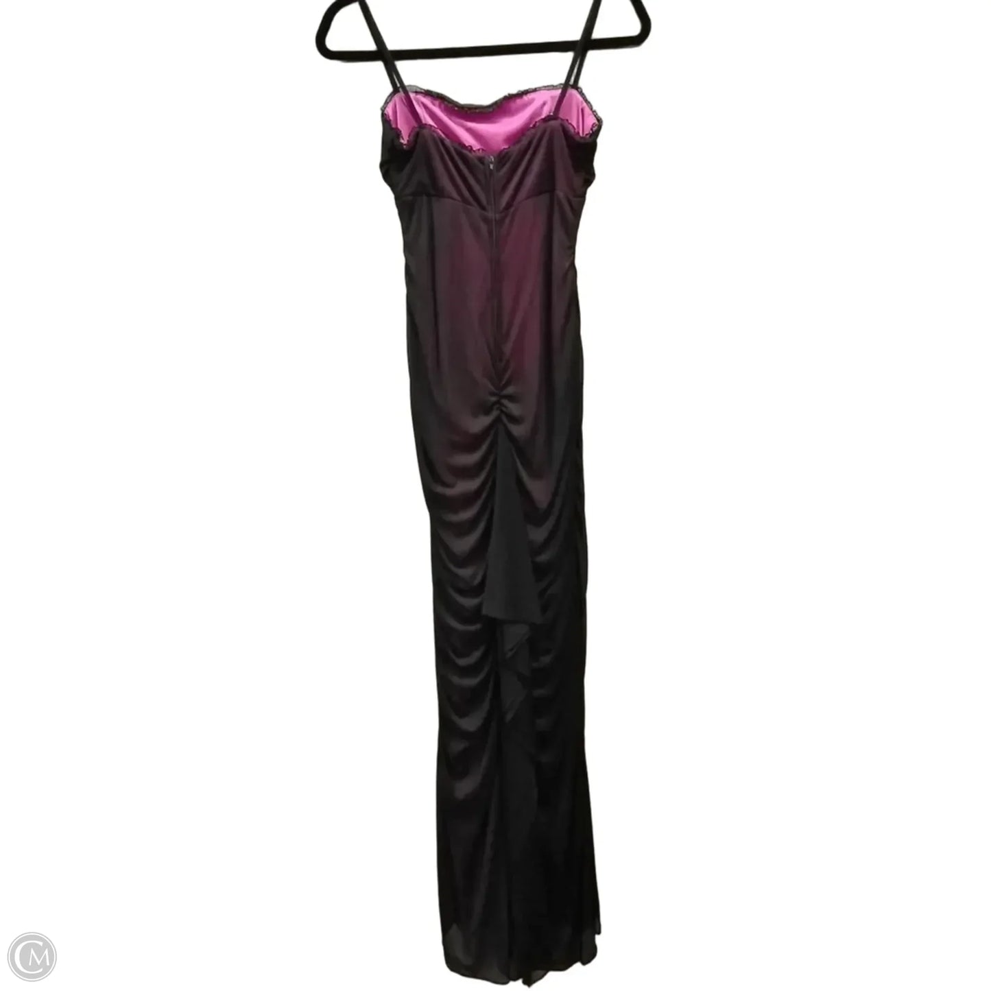 Dress Party Long By Clothes Mentor In Black, Size: 6