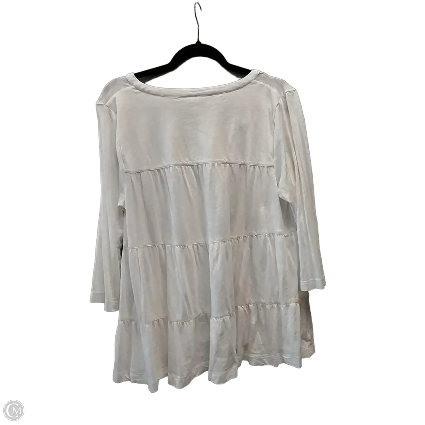 Top Long Sleeve By J. Jill In White, Size: M