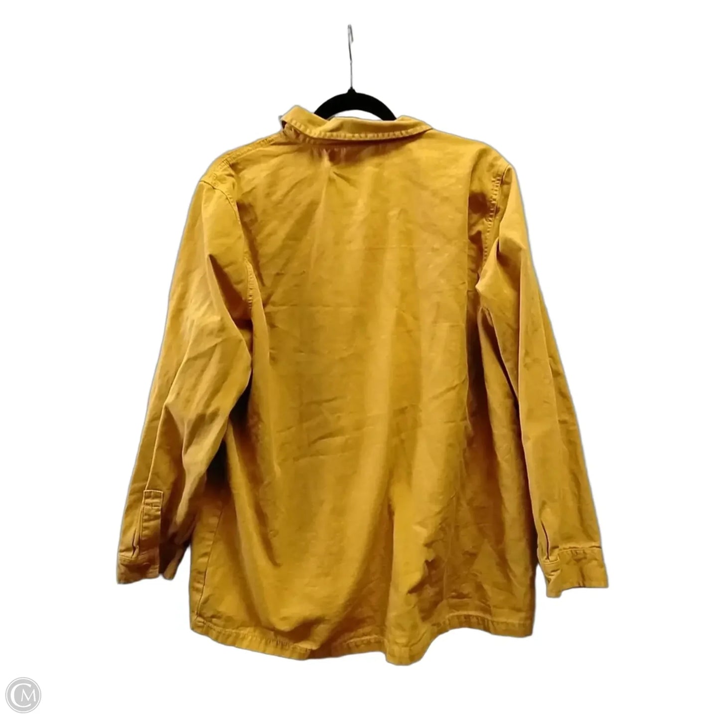 Jacket Denim By Universal Thread In Yellow, Size: L