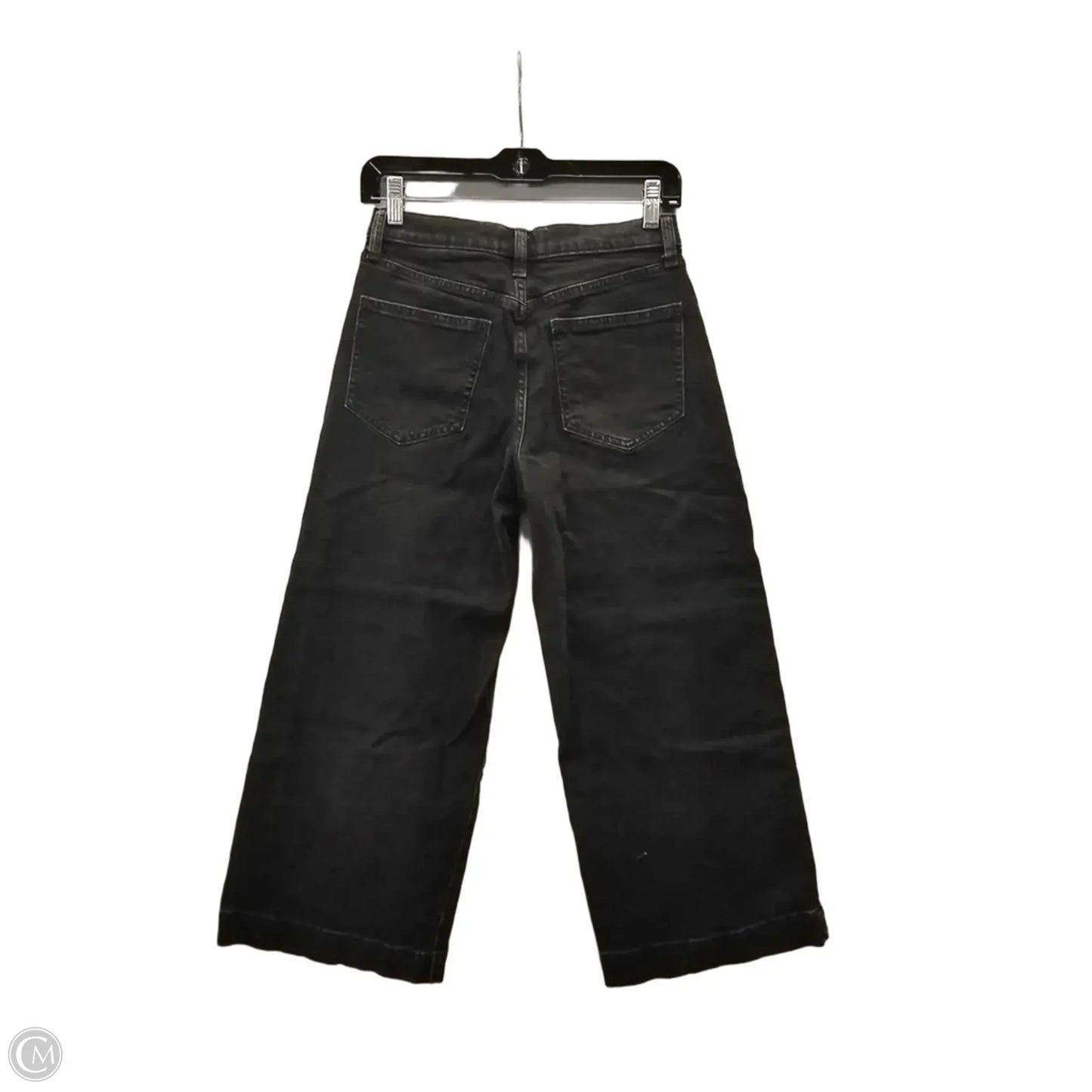 Jeans Wide Leg By Gap In Black, Size: 2