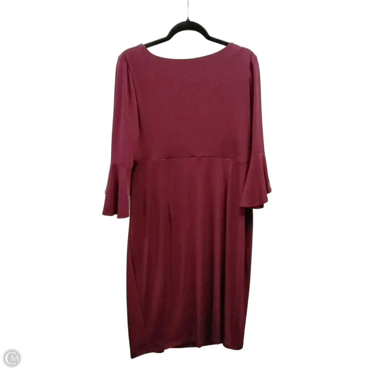 Dress Casual Midi By Connected Apparel In Red, Size: 14
