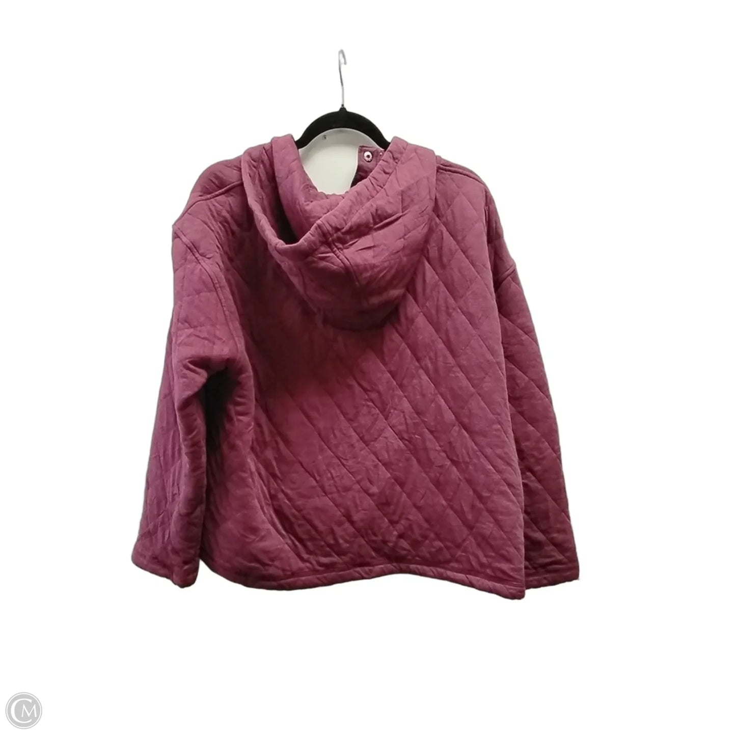 Sweatshirt Hoodie By Lands End In Purple, Size: Xxl