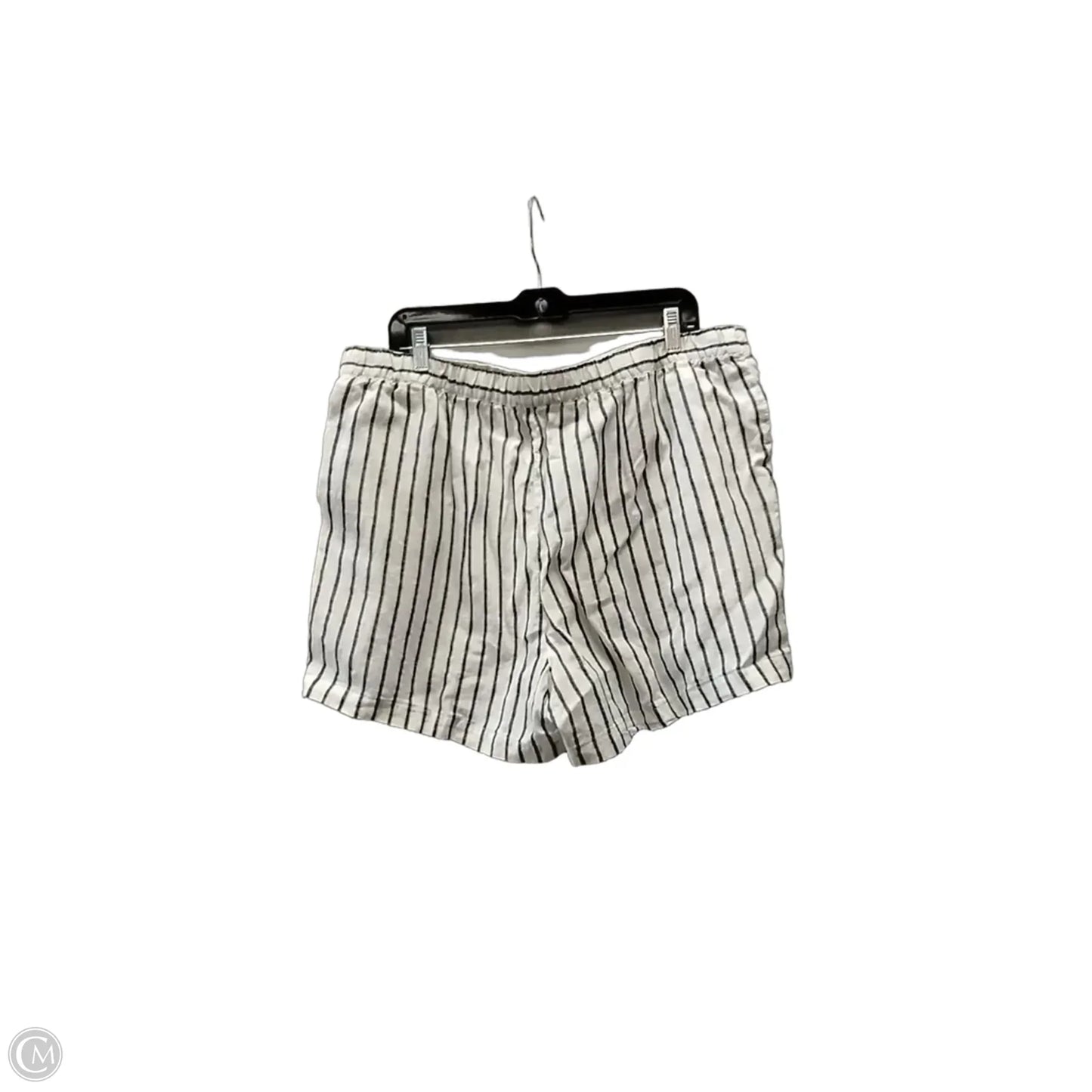 Shorts By Ellen Tracy In Striped Pattern, Size: Xl