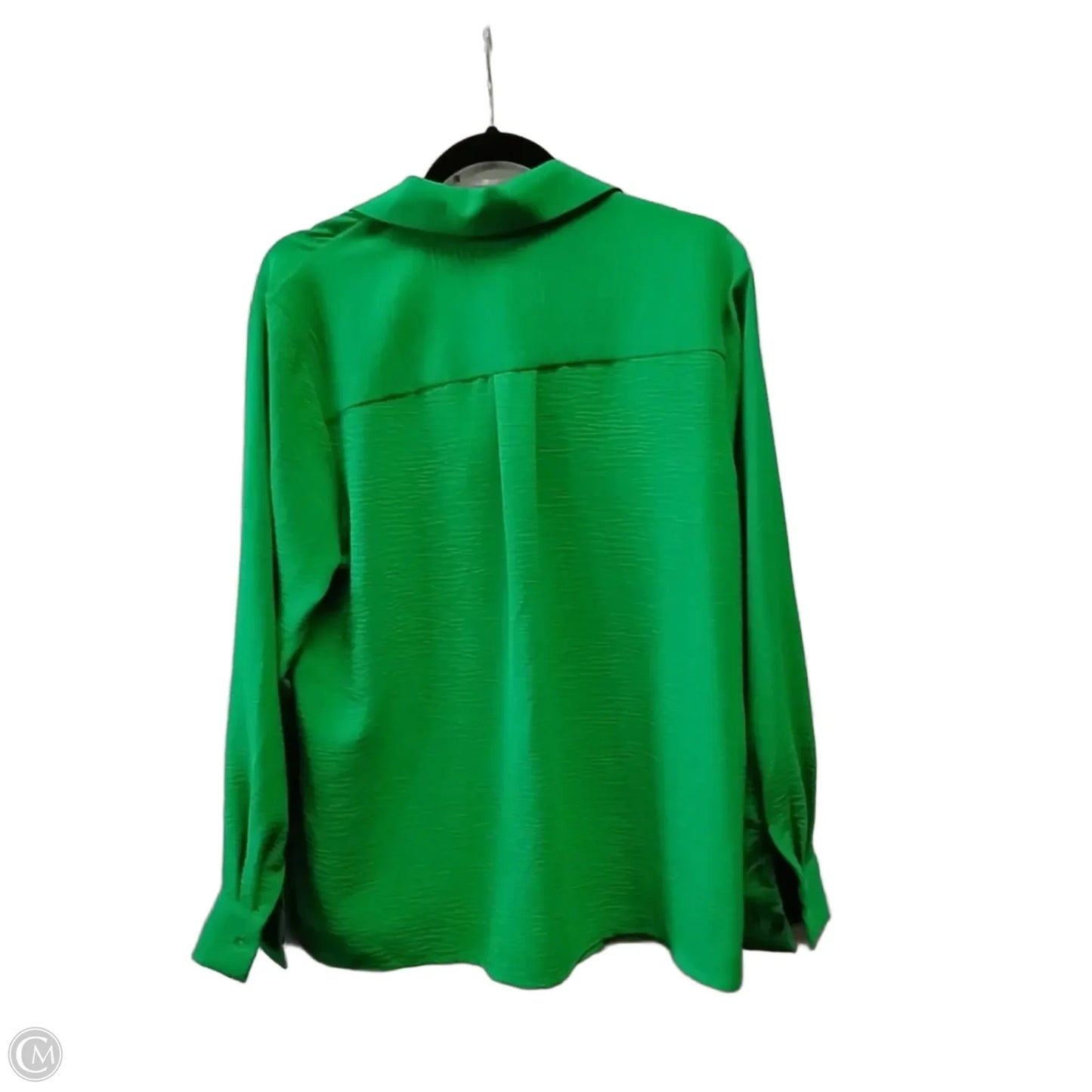 Top Long Sleeve By Maison Damelie In Green, Size: M