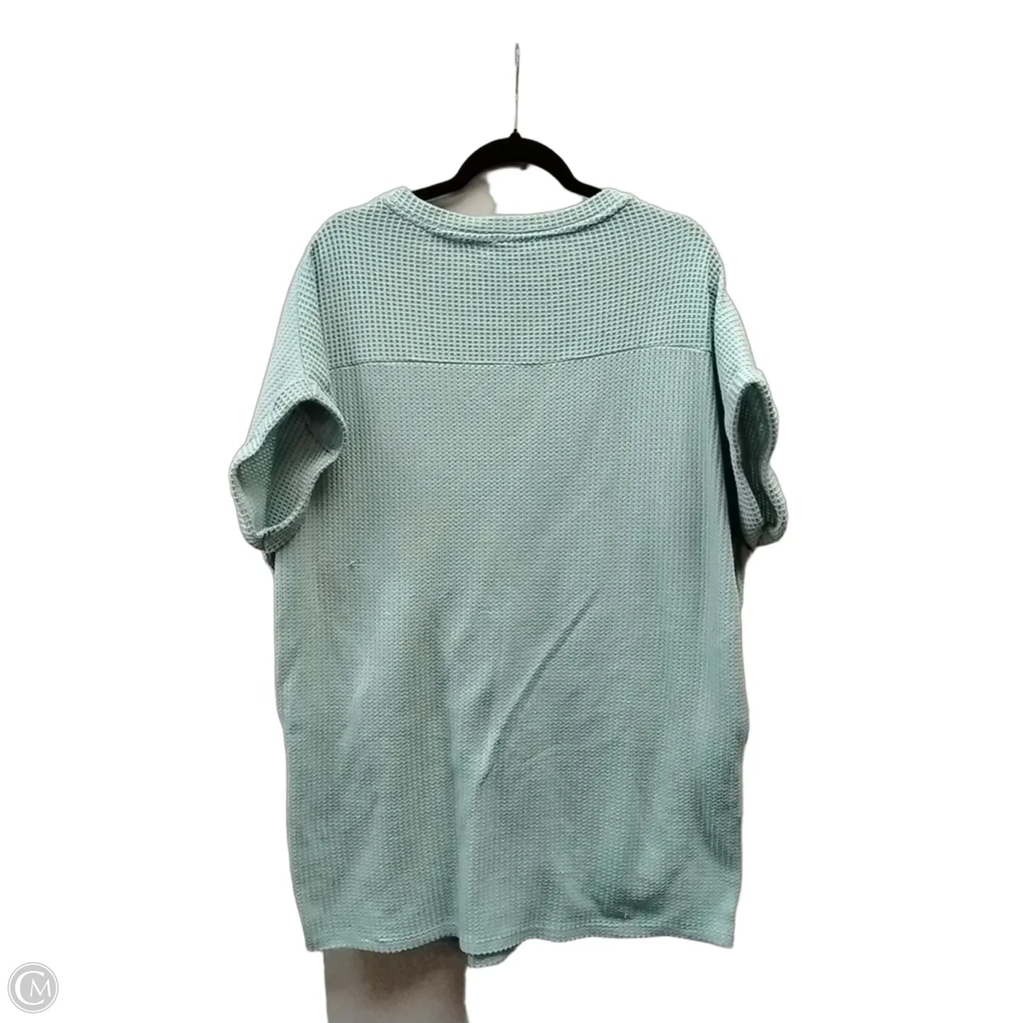 Top Short Sleeve By Umgee In Blue, Size: L