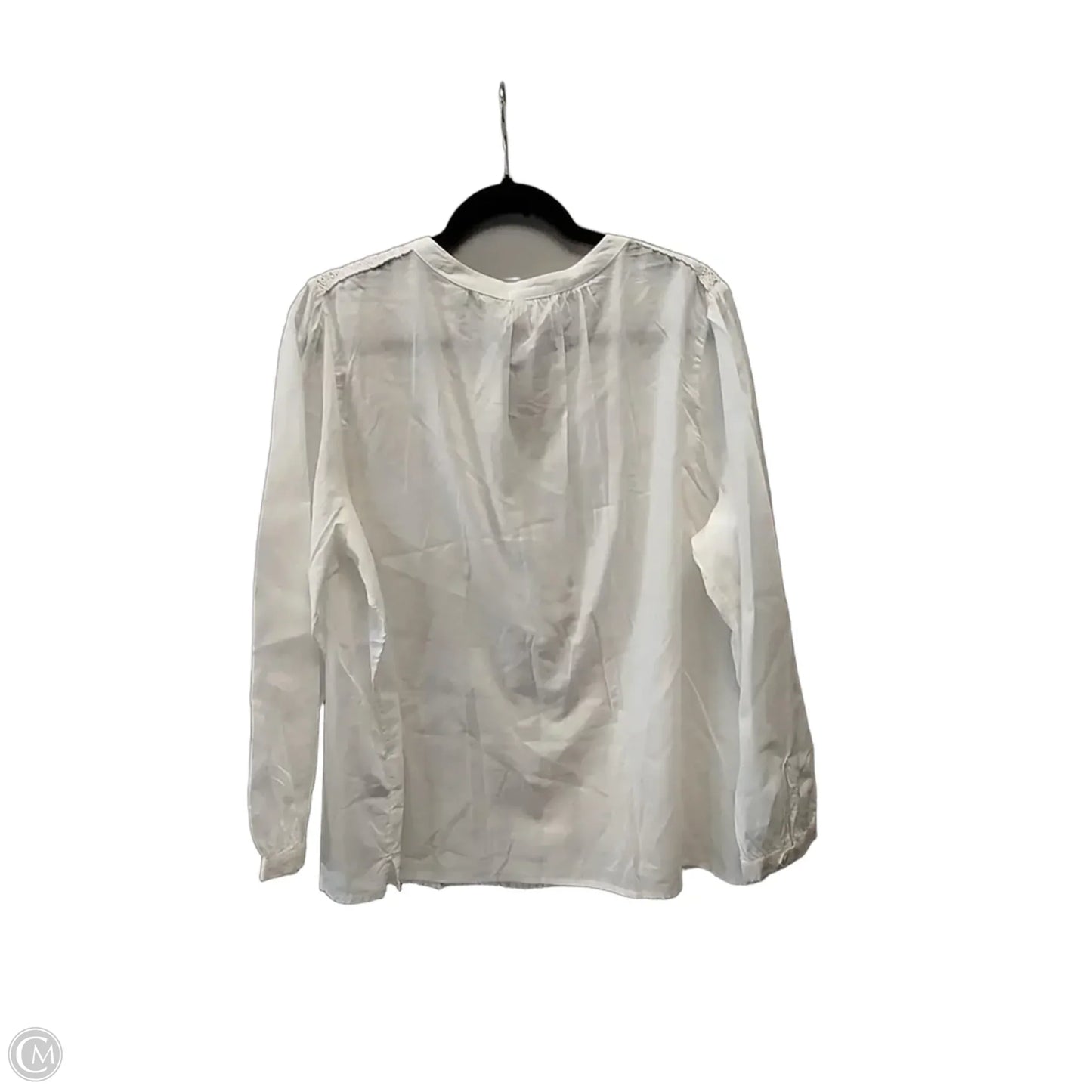 Top Long Sleeve By Old Navy In White, Size: Xl