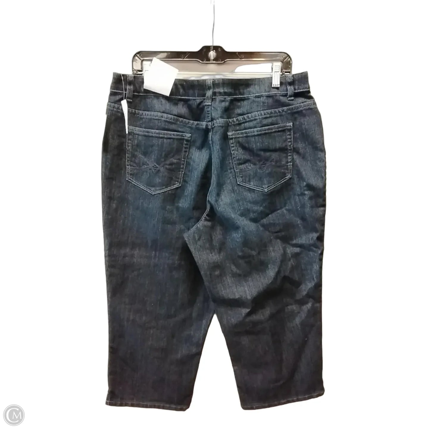 Jeans Cropped By Christopher And Banks In Blue Denim, Size: 14
