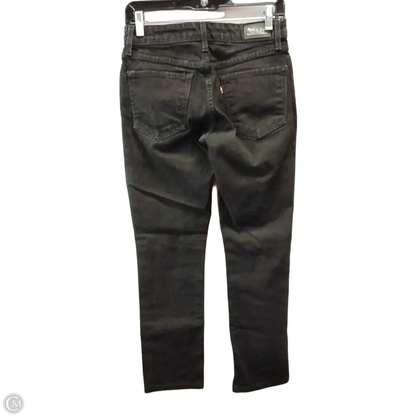 Jeans Skinny By Levis In Black, Size: 2