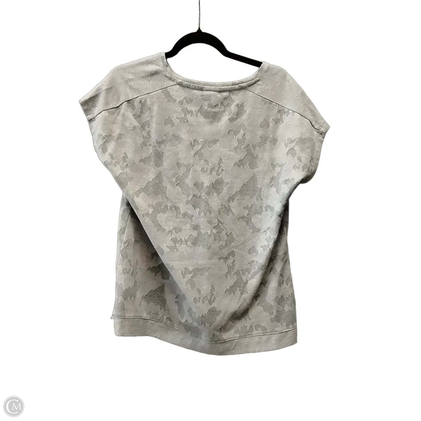 Top Short Sleeve By Chicos In Camouflage Print, Size: S