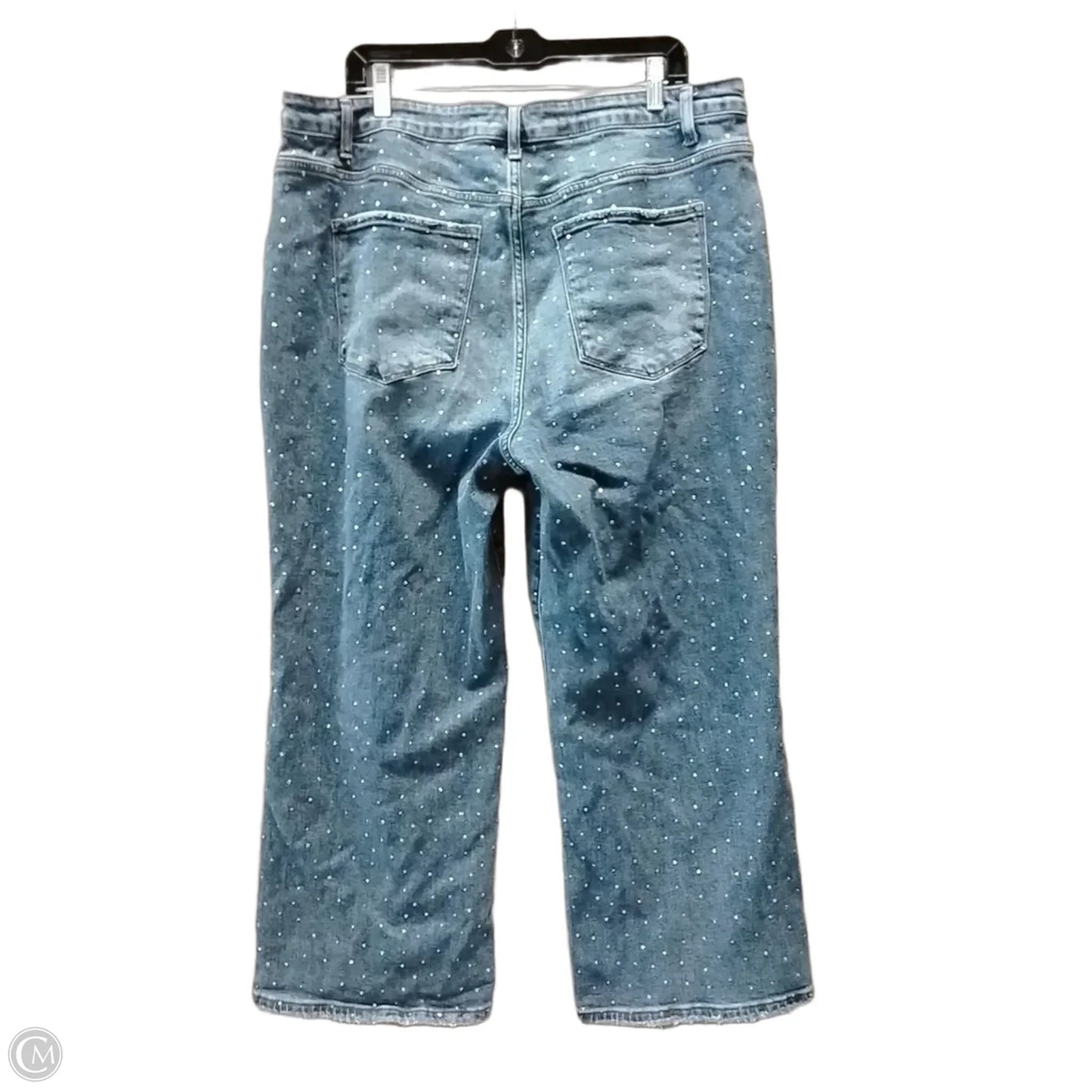 Jeans Straight By Blakeley In Blue Denim, Size: 3x