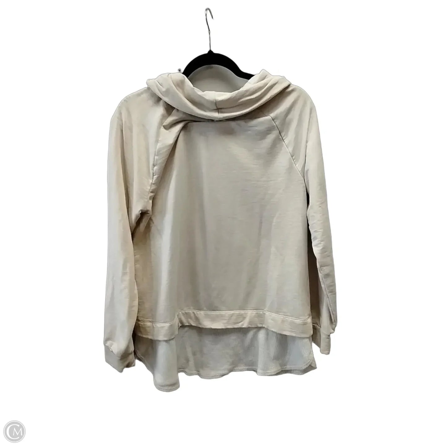 Sweatshirt Collar By Te Verde In Beige, Size: L