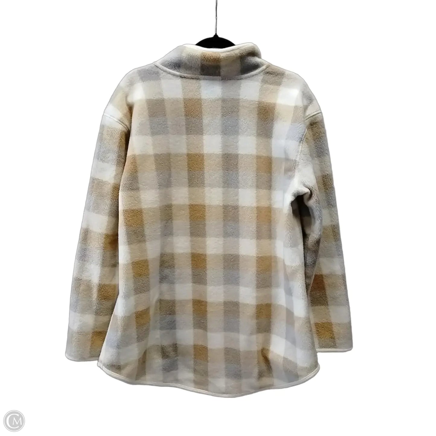 Sweatshirt Collar By Style And Company In Plaid Pattern, Size: Xl