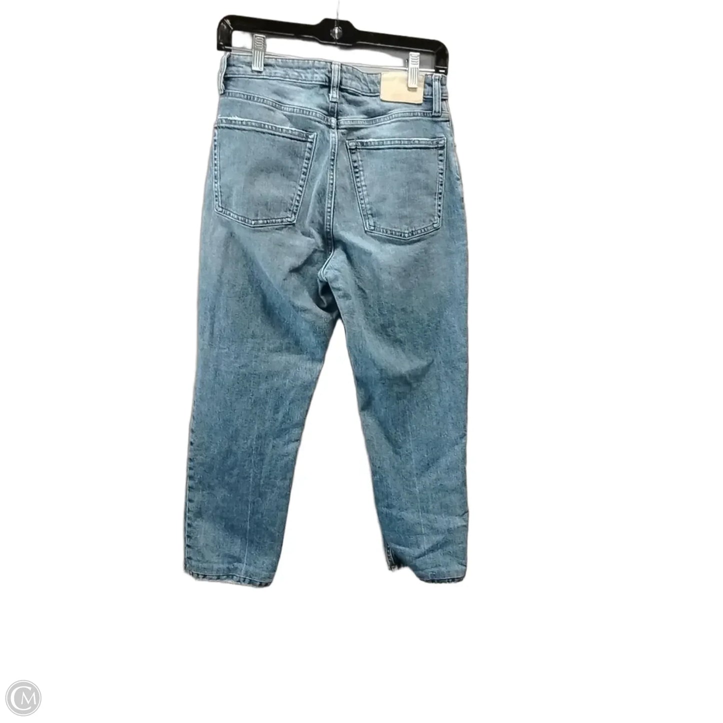 Jeans Straight By Everlane In Blue Denim, Size: 4