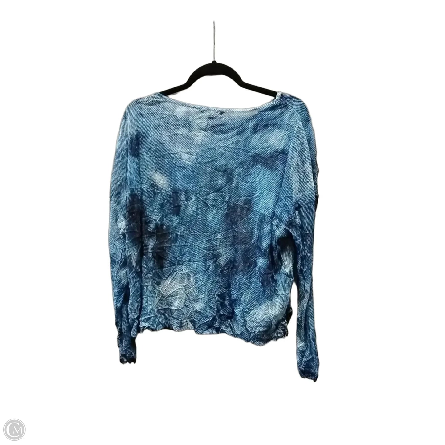 Top Long Sleeve By Charlie B In Blue, Size: Xs
