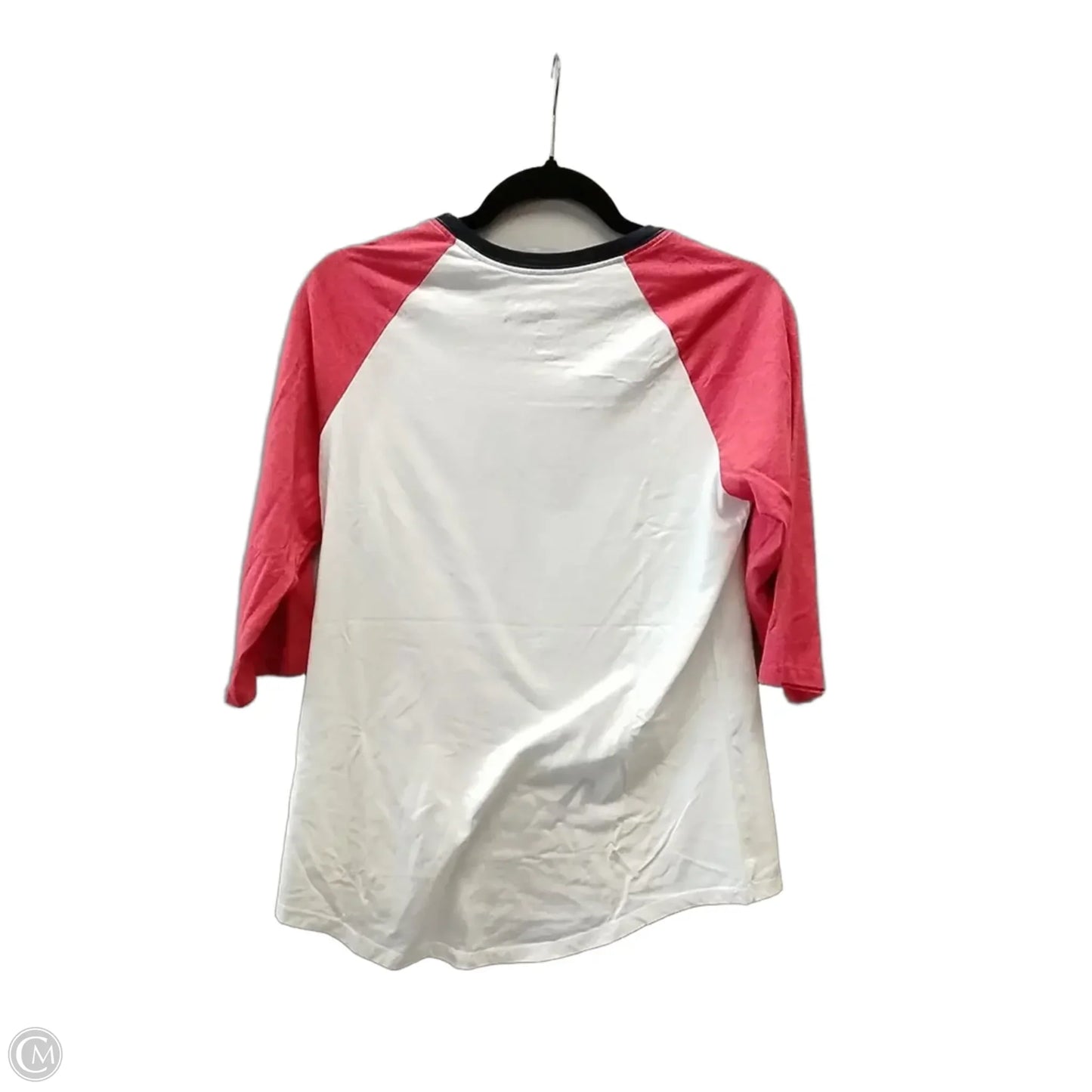 Athletic Top Long Sleeve Crewneck By Nike In White, Size: M