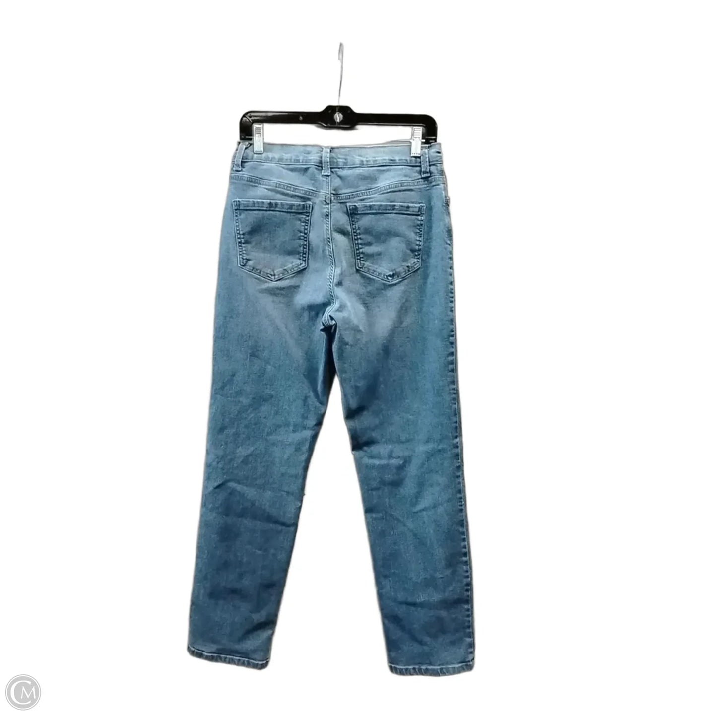 Jeans Straight By Gloria Vanderbilt In Blue Denim, Size: 8